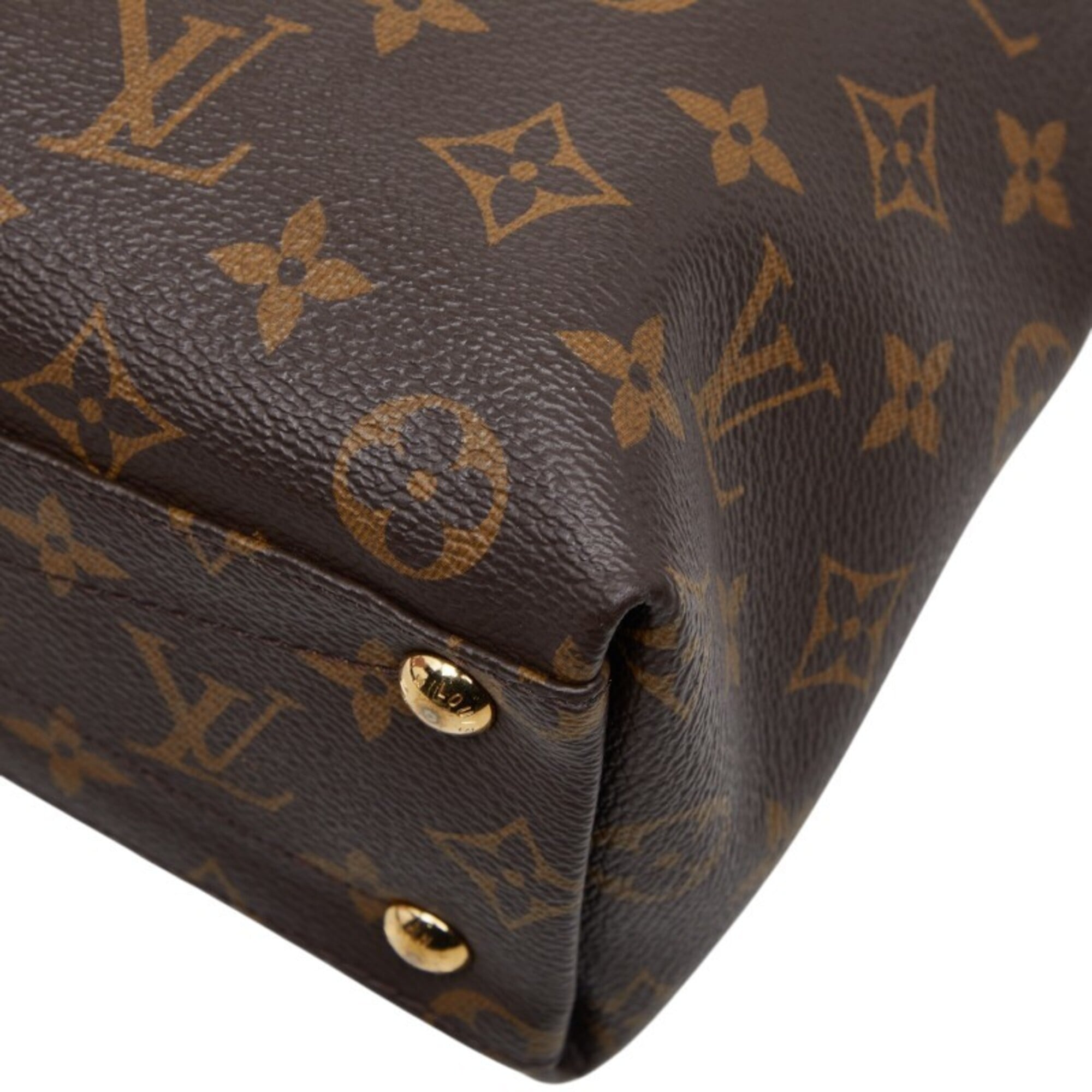 Louis Vuitton Cerise Monogram Red Brown Monogram Handbag Shoulder Bag (Pre-Owned)