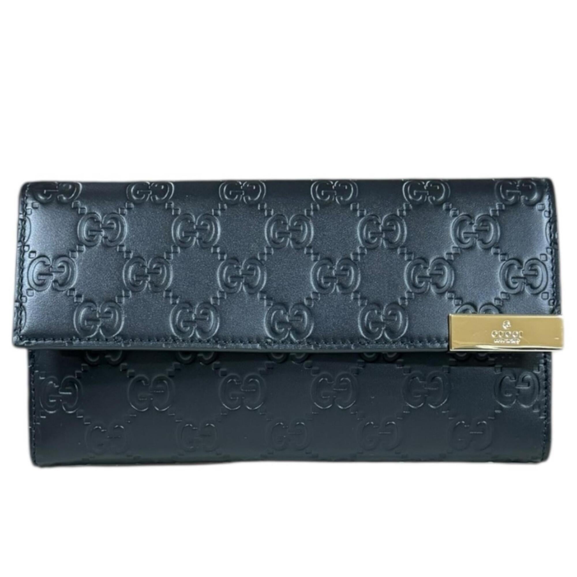 Gucci Black Leather Coin Purse/Coin Case (Pre-Owned)
