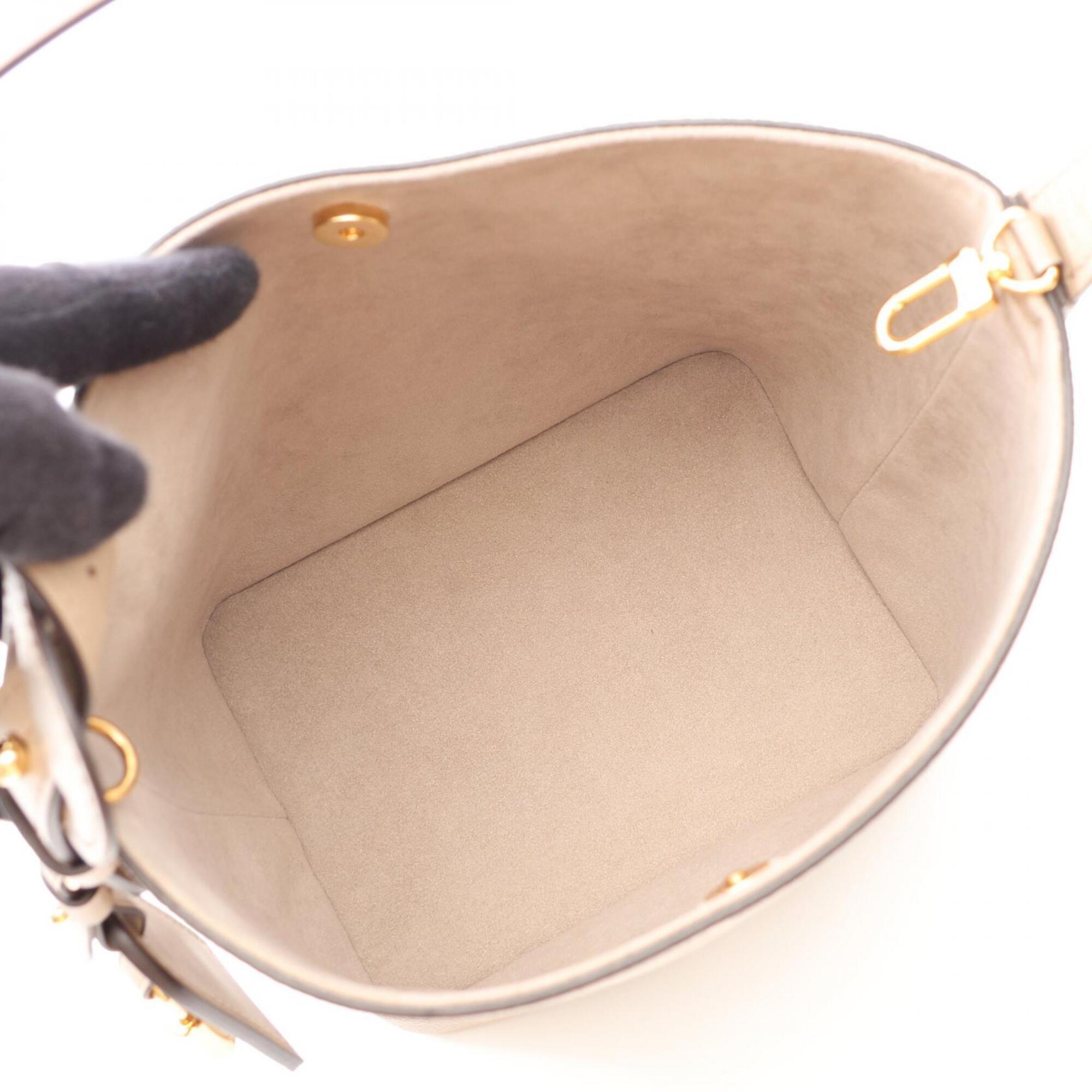 Louis Vuitton Beige Bicolor Ivory Or Monogram Empreinte Handbag Pouch (Pre-Owned)