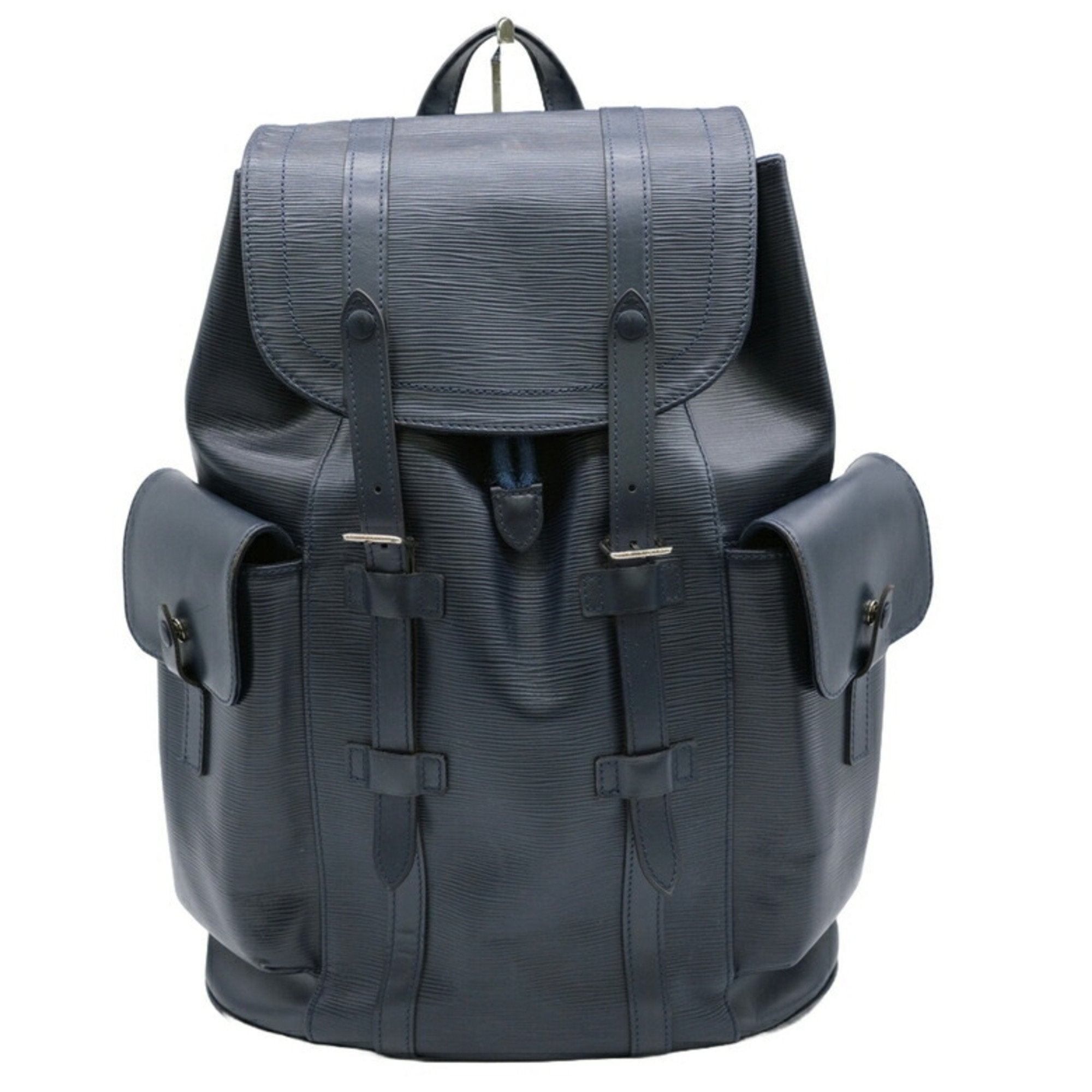Louis Vuitton Navy Navy Blue Epi Leather Backpack (Pre-Owned)