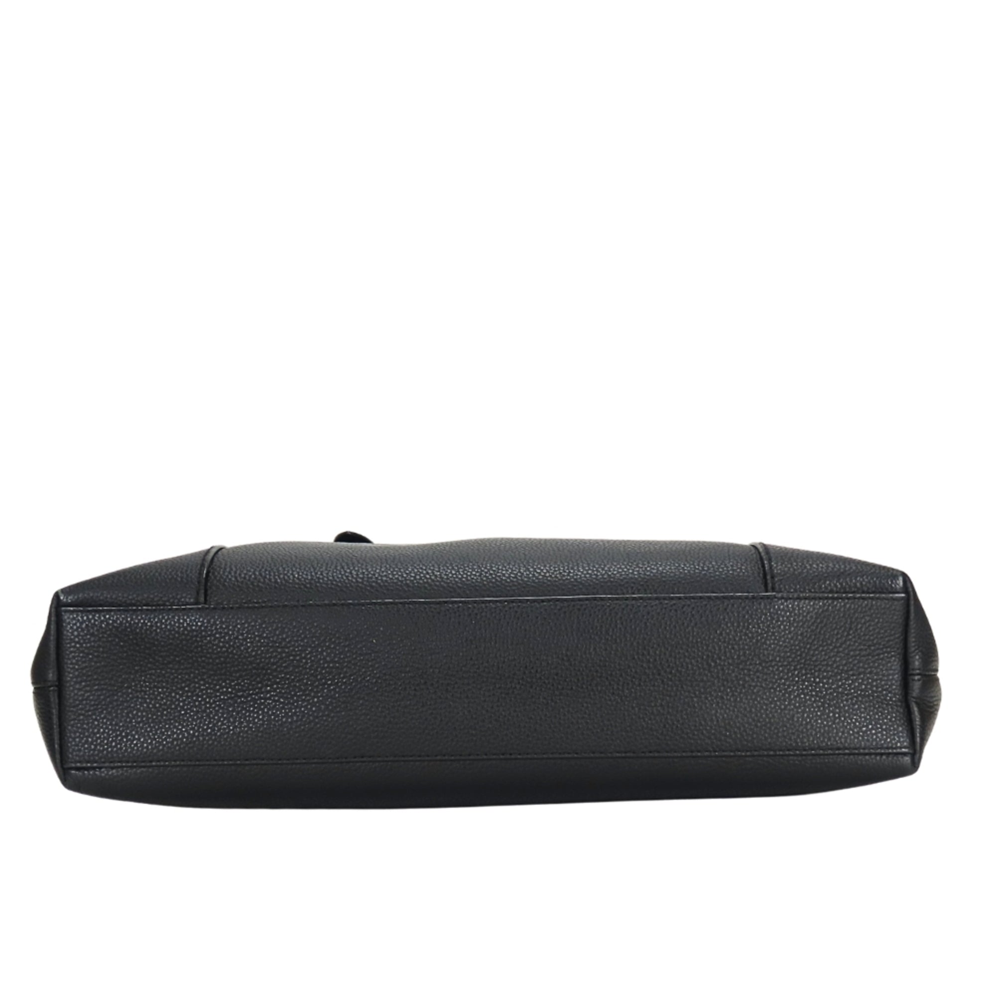 Coach Black Leather Briefcase Tote Bag (Pre-Owned)