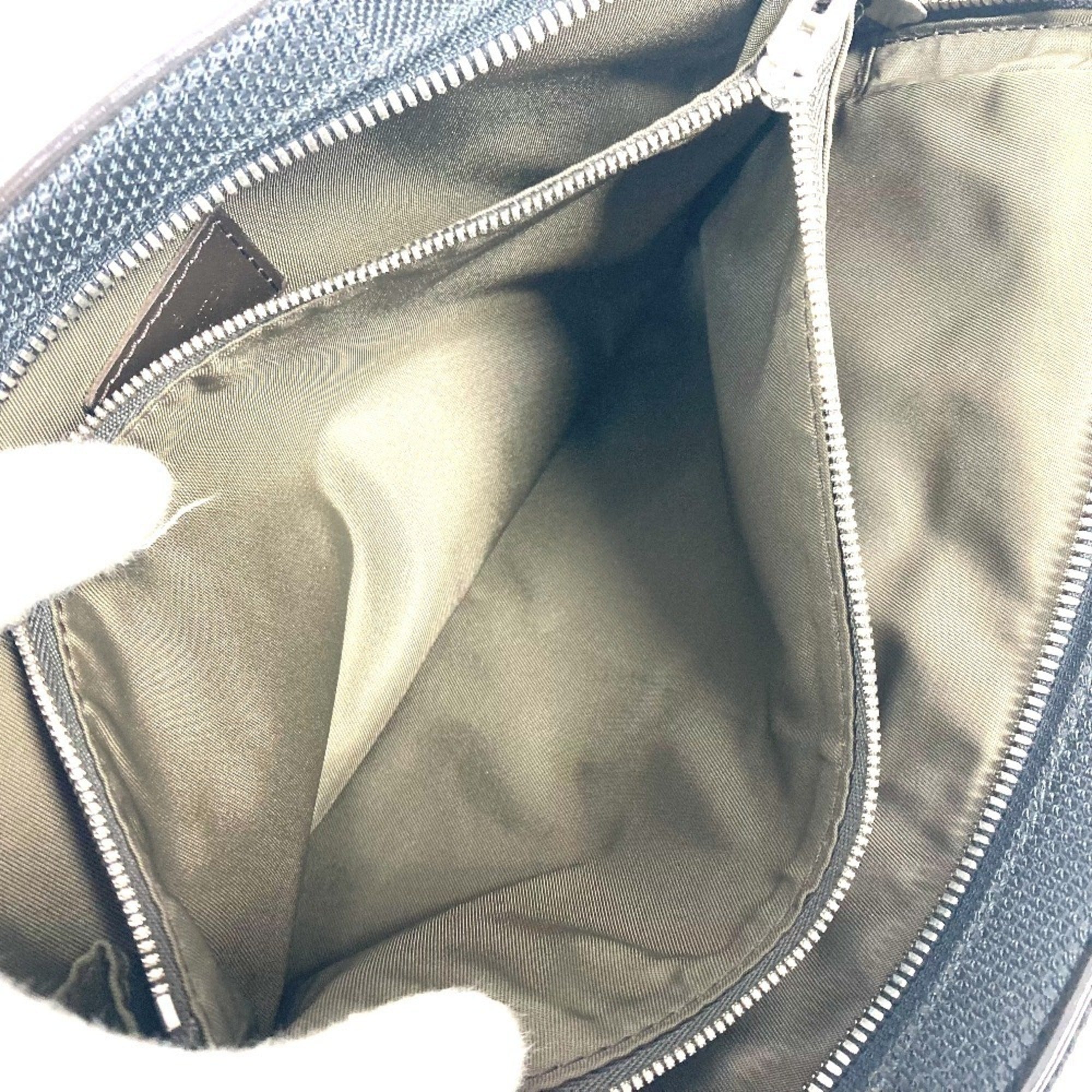 Louis Vuitton Black Noir Damier Geant Fanny Pack Shoulder Bag Sling Bag (Pre-Owned)