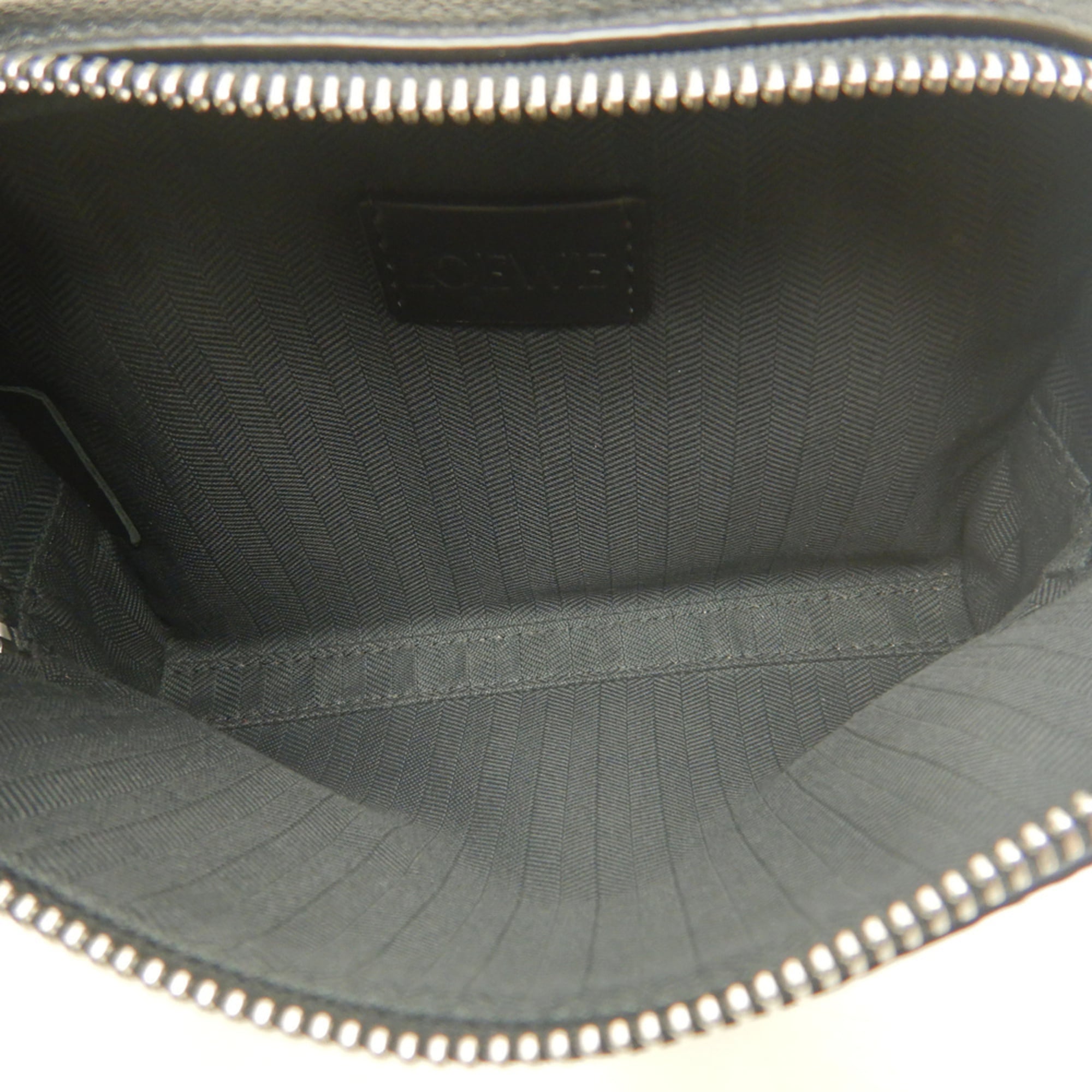 Loewe Black Leather Shoulder Bag Sling Bag (Pre-Owned)