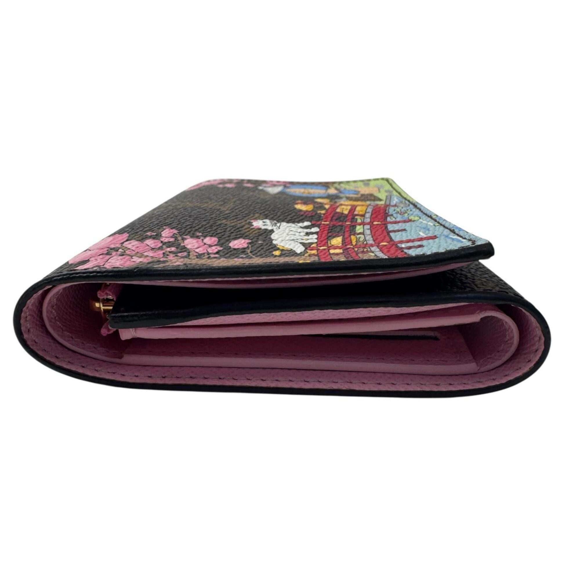 Louis Vuitton Multi-Color Leather Wallet (Tri-Fold) (Pre-Owned)