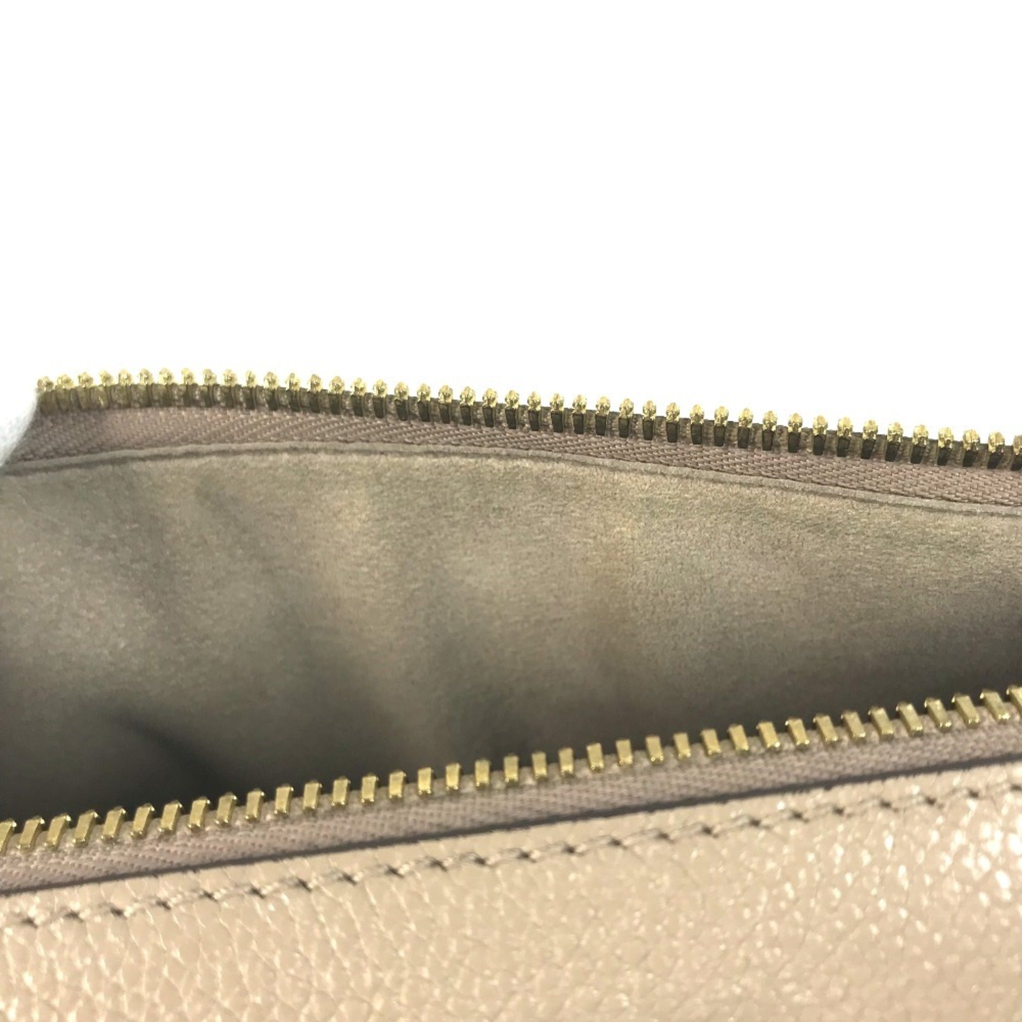 Louis Vuitton Beige Tourterelle Monogram Empreinte Boston Bag Handbag Shoulder Bag (Pre-Owned)