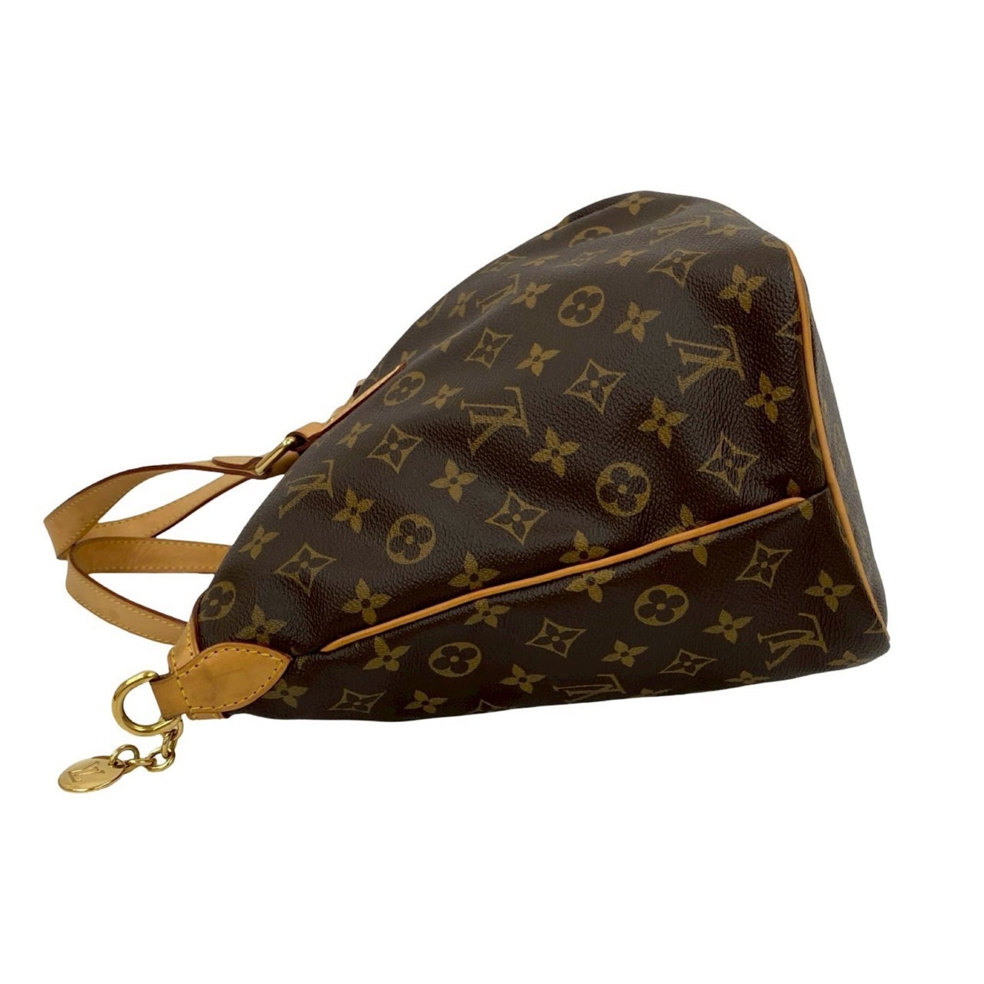 Louis Vuitton Brown Leather Pvc Handbag Shoulder Bag (Pre-Owned)