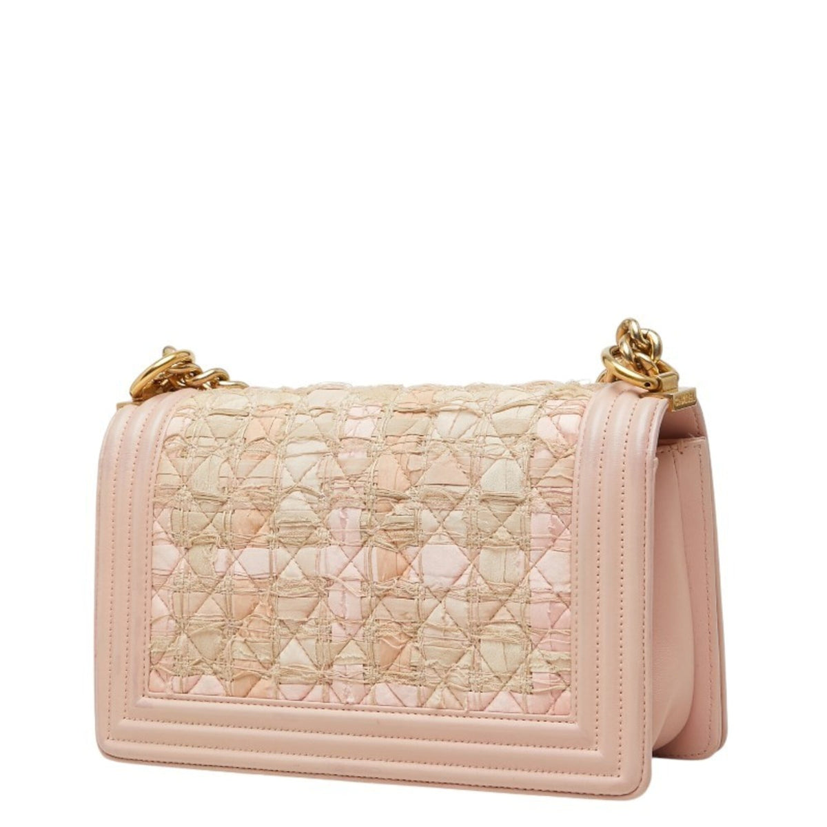Chanel Pink Tweed Shoulder Bag (Pre-Owned)