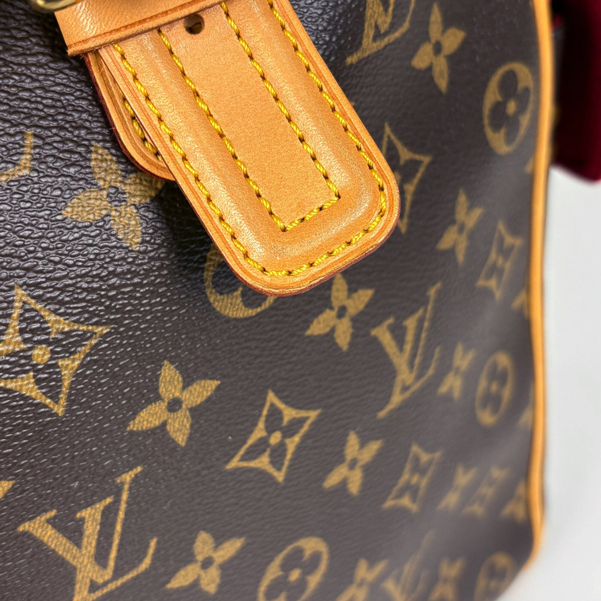Louis Vuitton Brown Monogram Handbag Tote Bag (Pre-Owned)