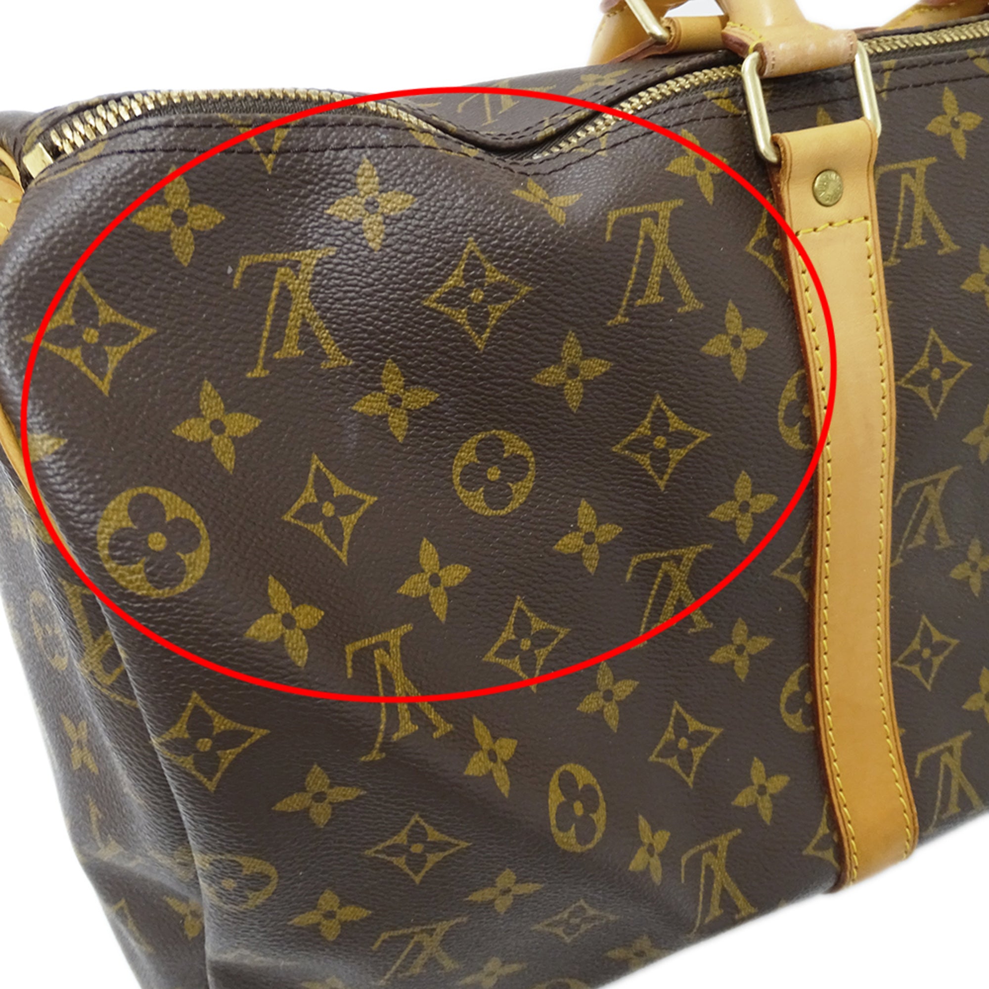 Louis Vuitton Brown Monogram Canvas Boston Bag Handbag (Pre-Owned)