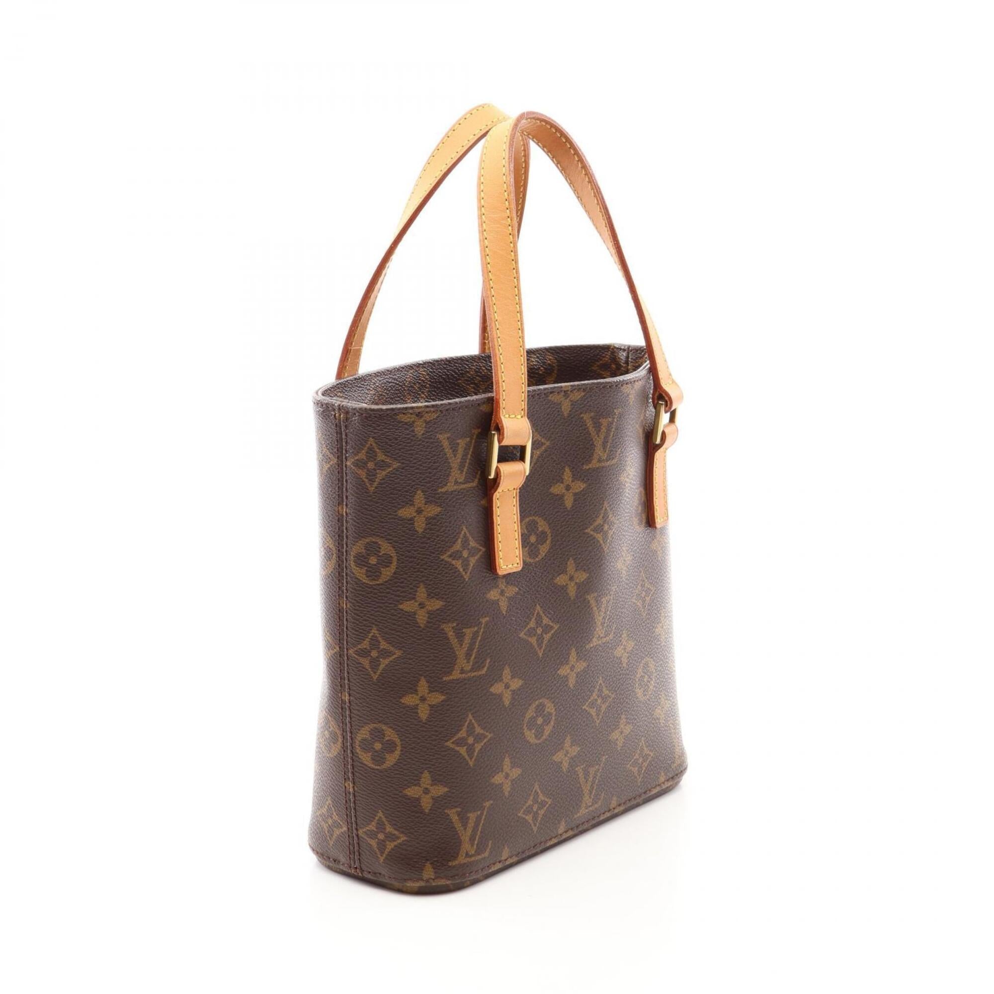 Louis Vuitton Brown Coated Canvas Leather Handbag (Pre-Owned)