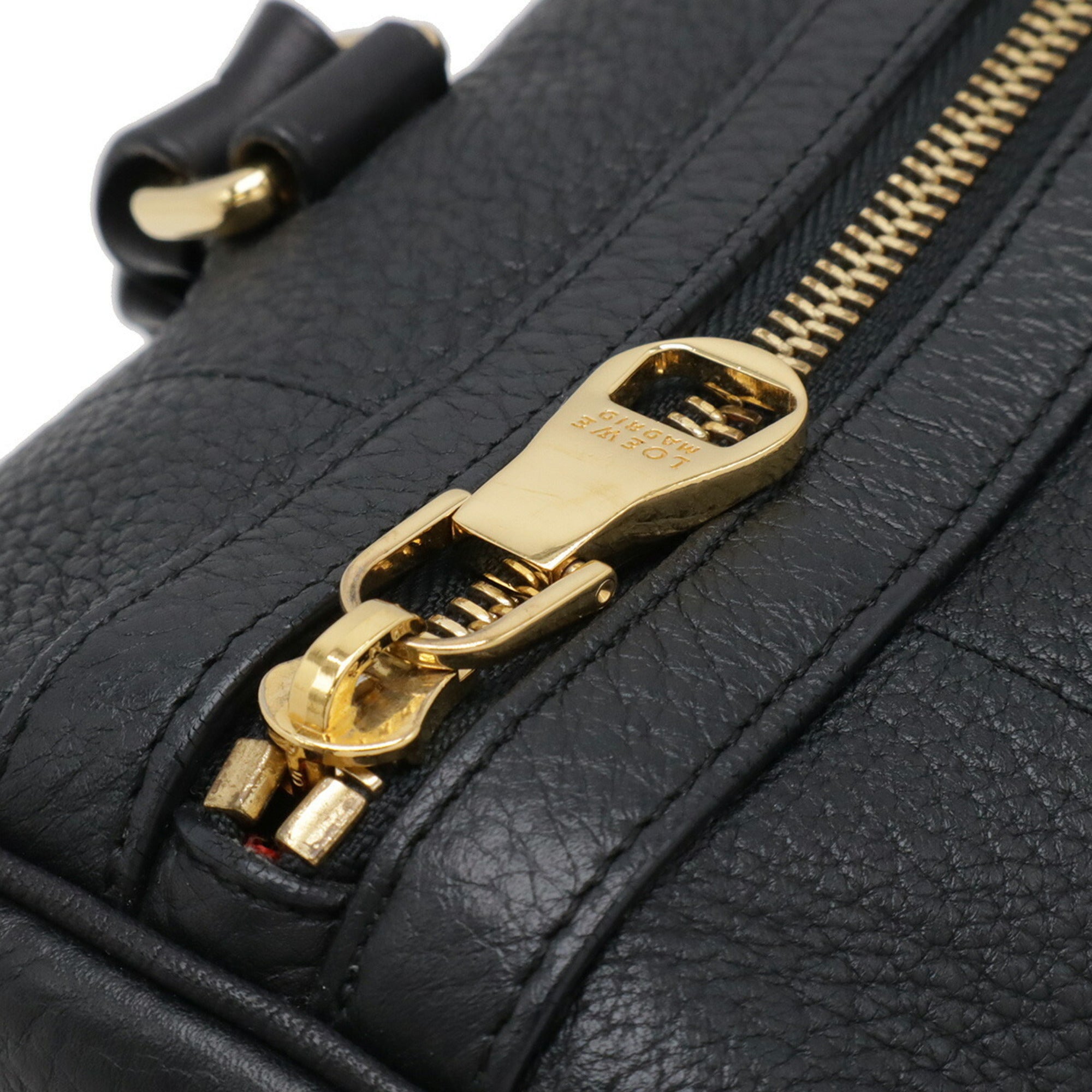Loewe Black Leather Handbag Shoulder Bag (Pre-Owned)