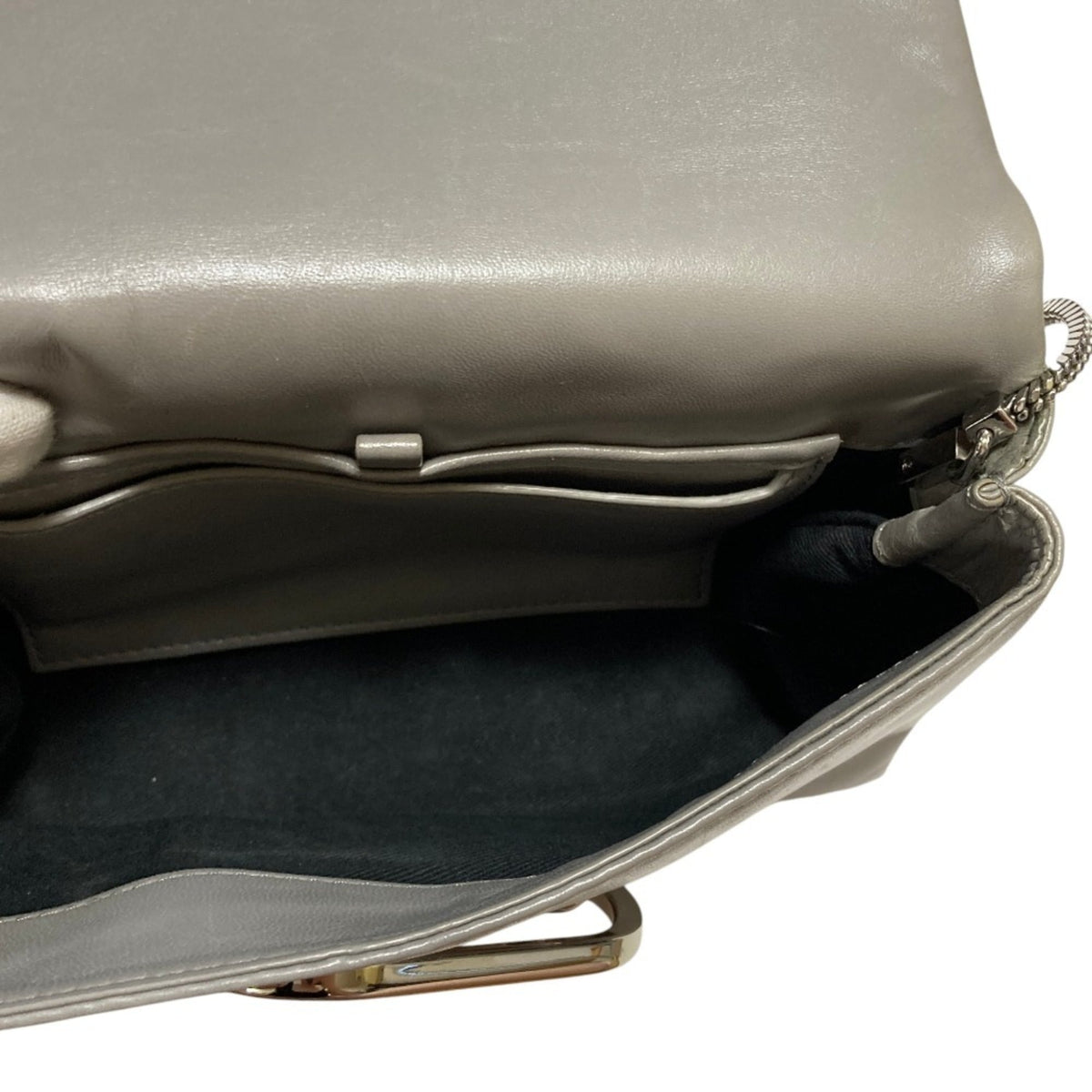 3.1 Phillip Lim Gray Leather Shoulder Bag (Pre-Owned)