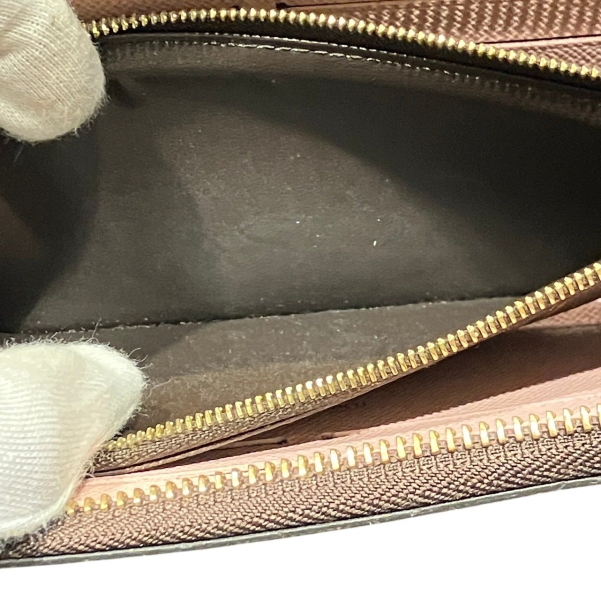 Louis Vuitton Monogram Brown Pink Monogram Long Wallet (Bi-Fold) (Pre-Owned)