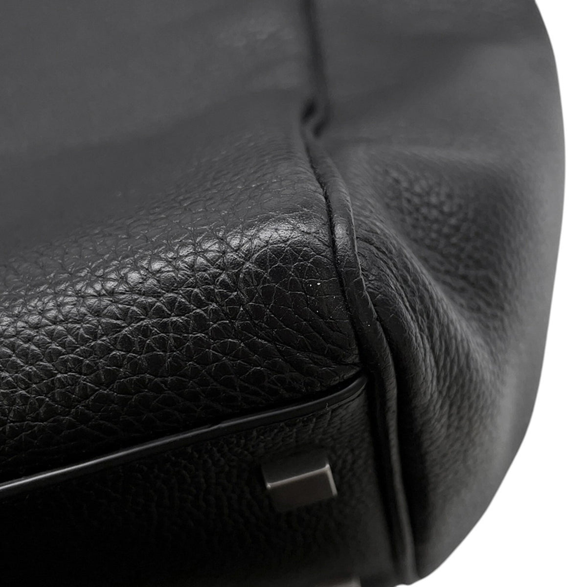 Yves Saint Laurent Black Leather Handbag Tote Bag (Pre-Owned)