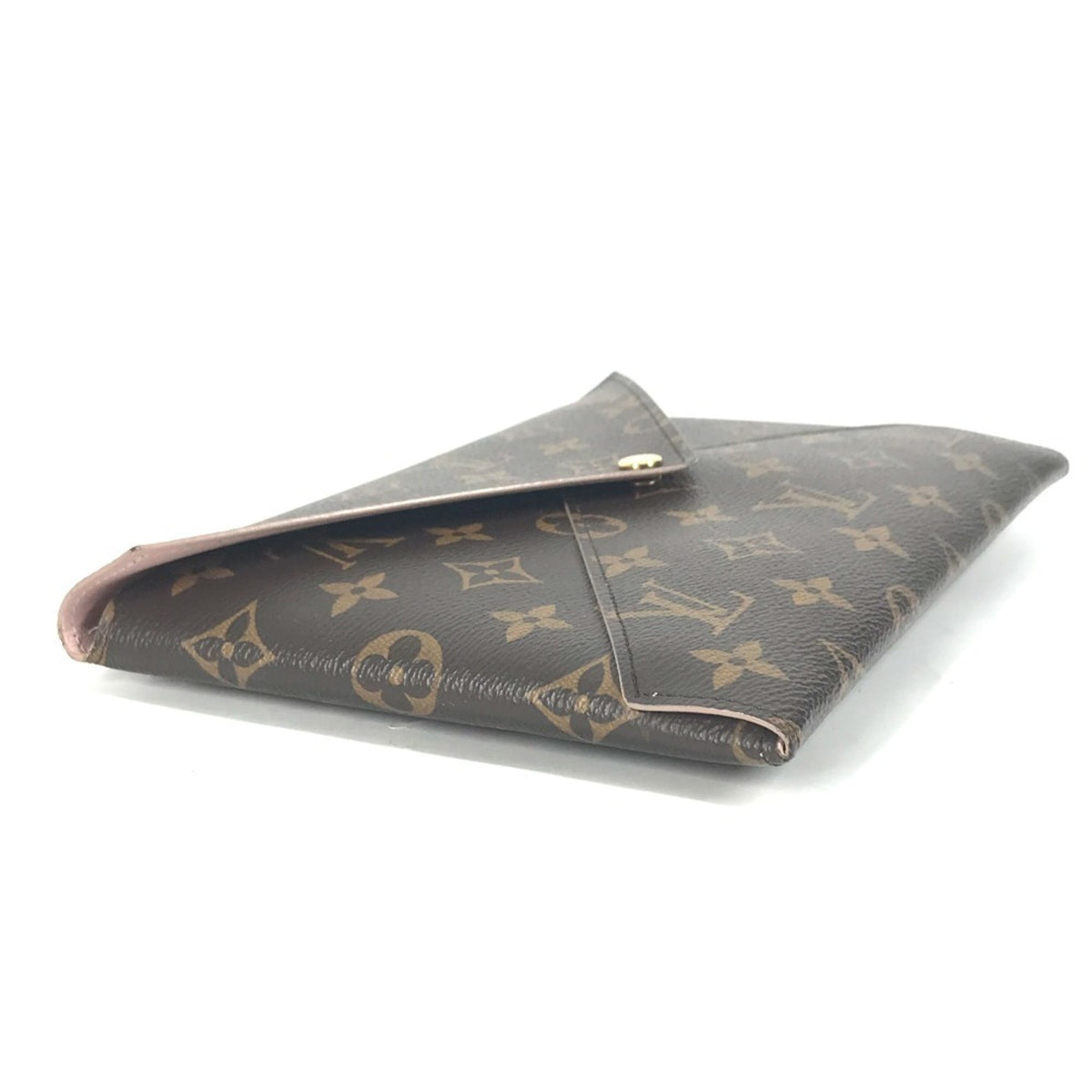 Louis Vuitton Brown Monogram Canvas Clutch Bag Pochette Pouch (Pre-Owned)