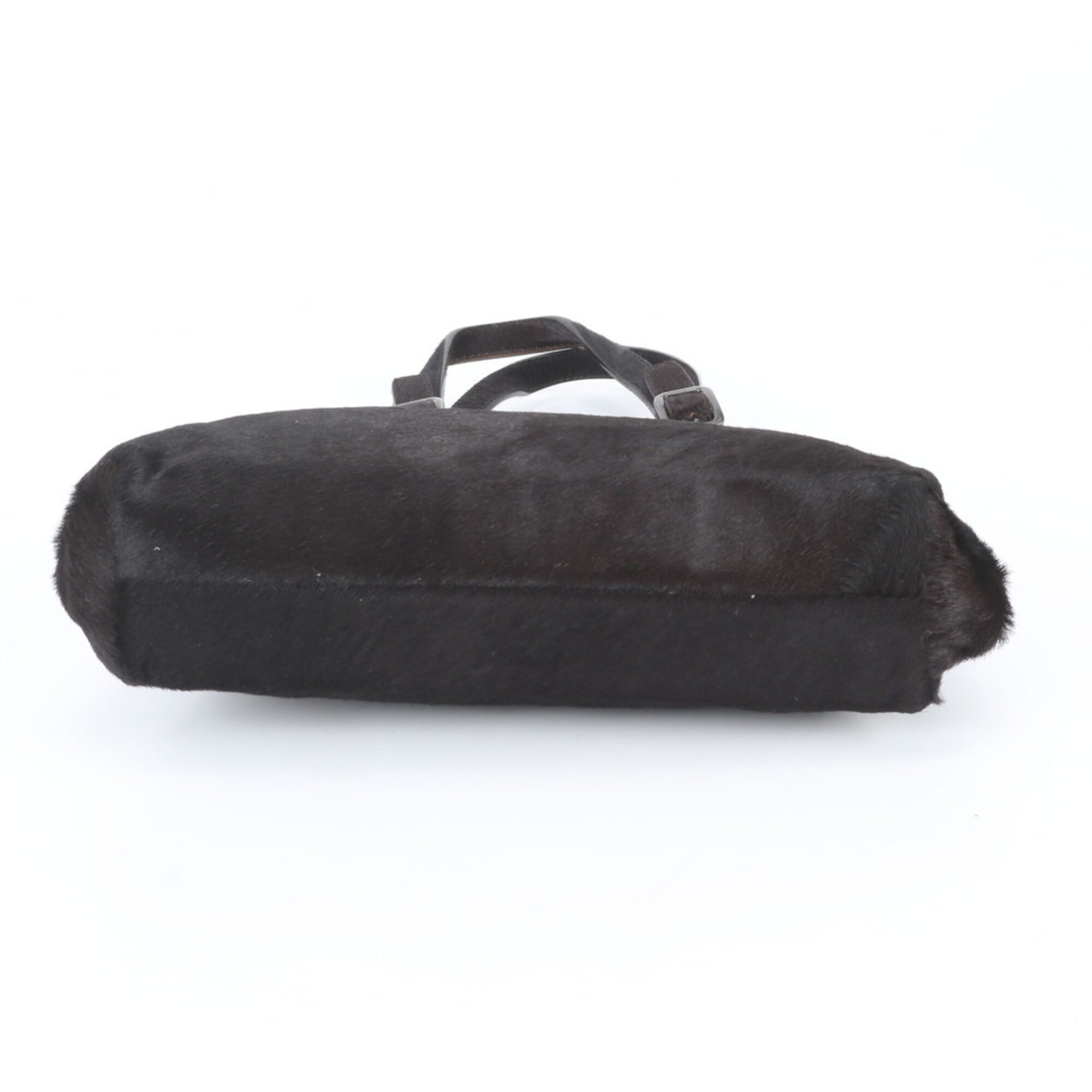 Prada Brown Leather Handbag Tote Bag (Pre-Owned)