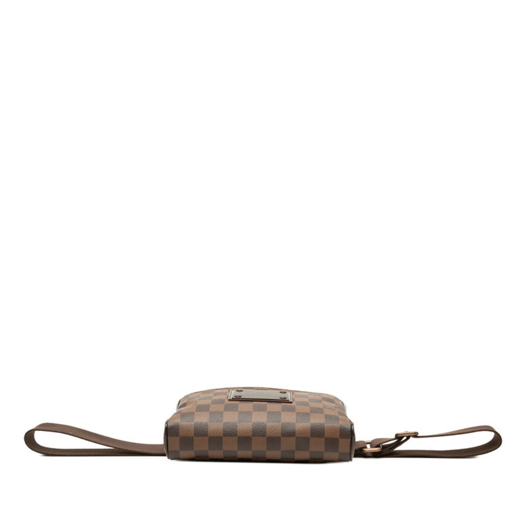 Louis Vuitton Damier Brown Pvc Leather Shoulder Bag Sling Bag (Pre-Owned)