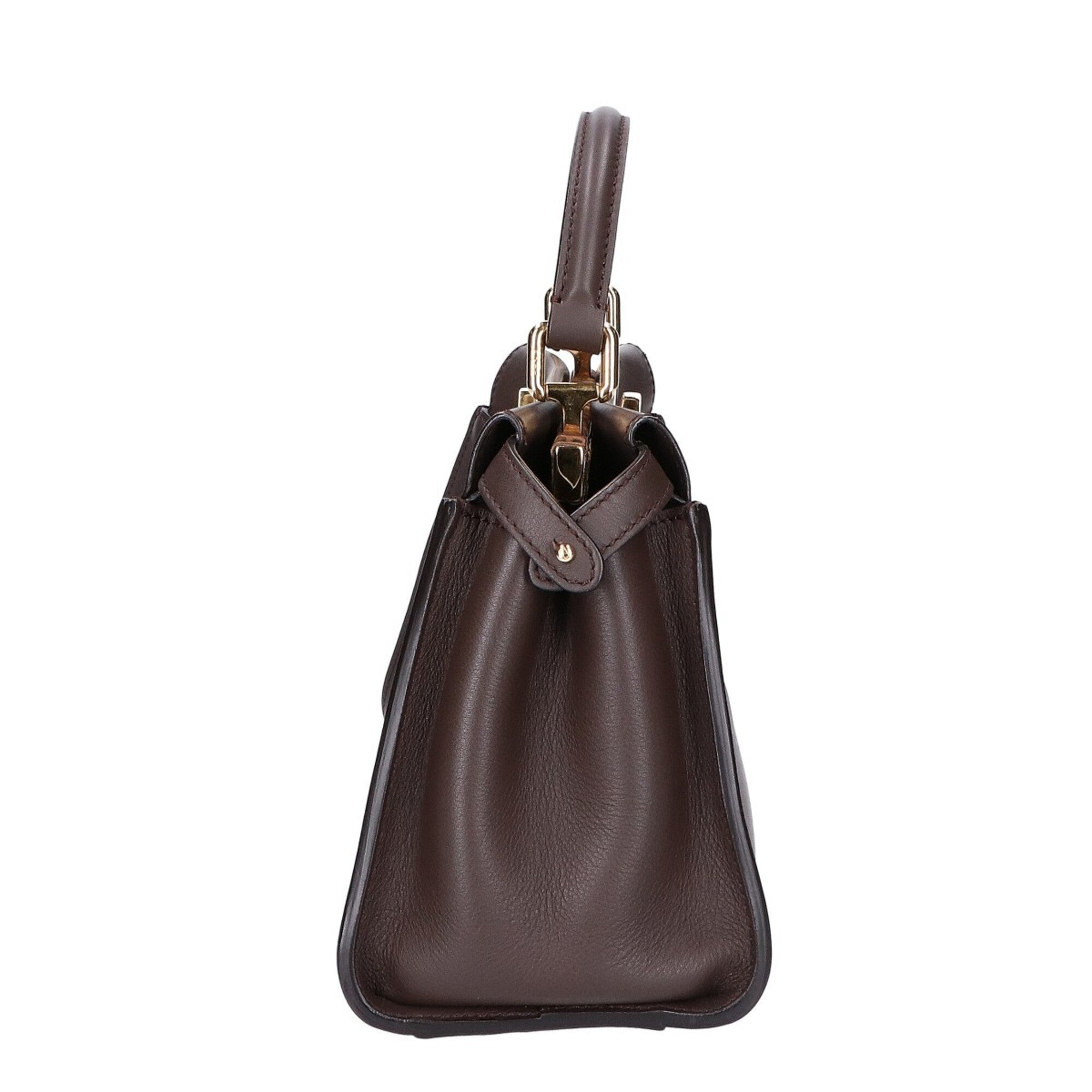 Fendi Brown Leather Shoulder Bag (Pre-Owned)