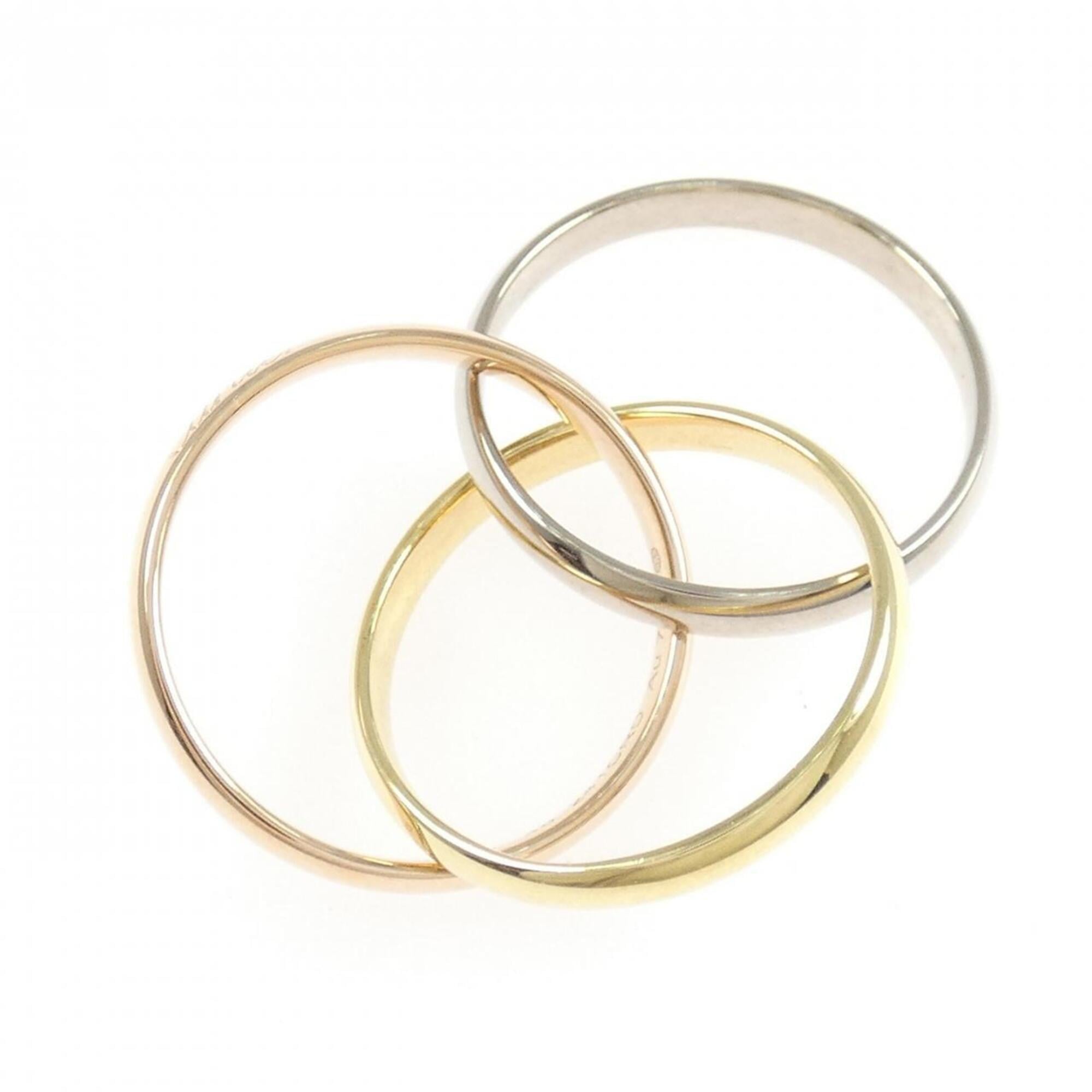 Cartier Yellow Gold (18K) Pink Gold (18K) White Gold (18K) Band Ring (Pre-Owned)