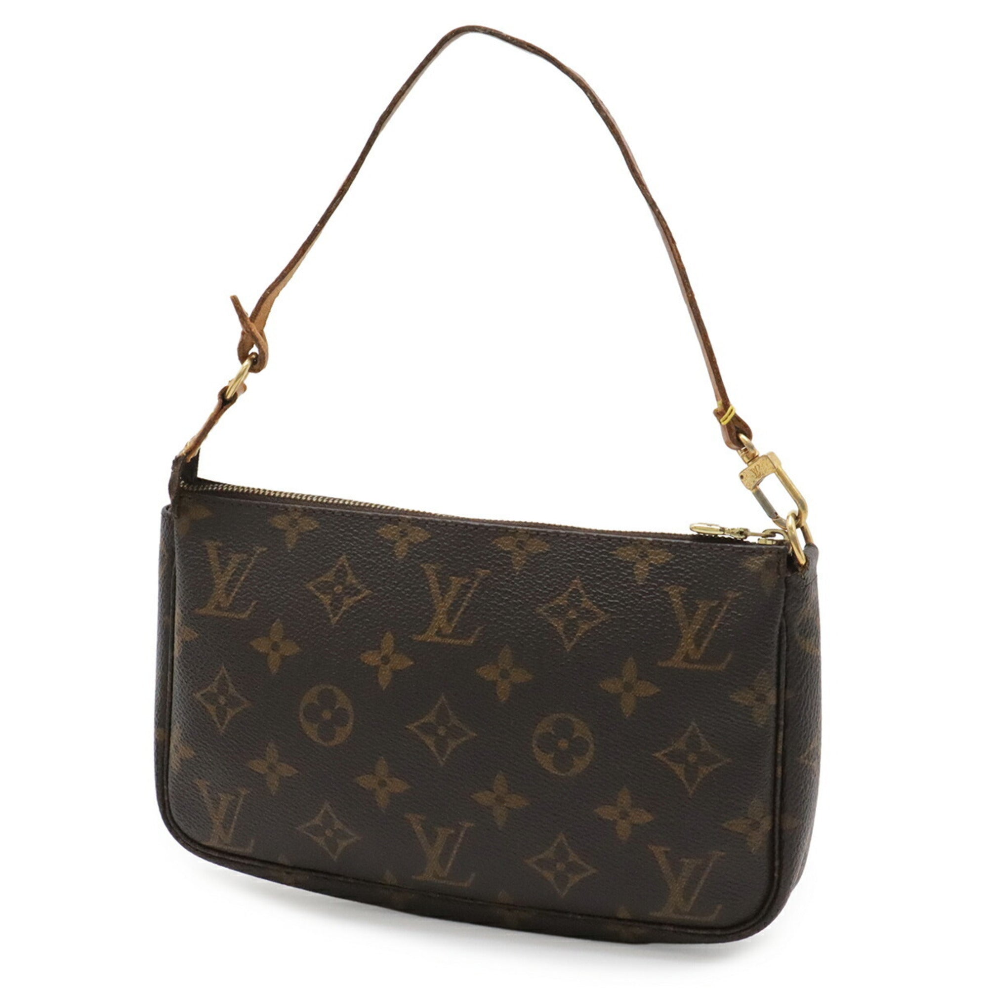 Louis Vuitton Monogram Brown Monogram Handbag Pochette (Pre-Owned)