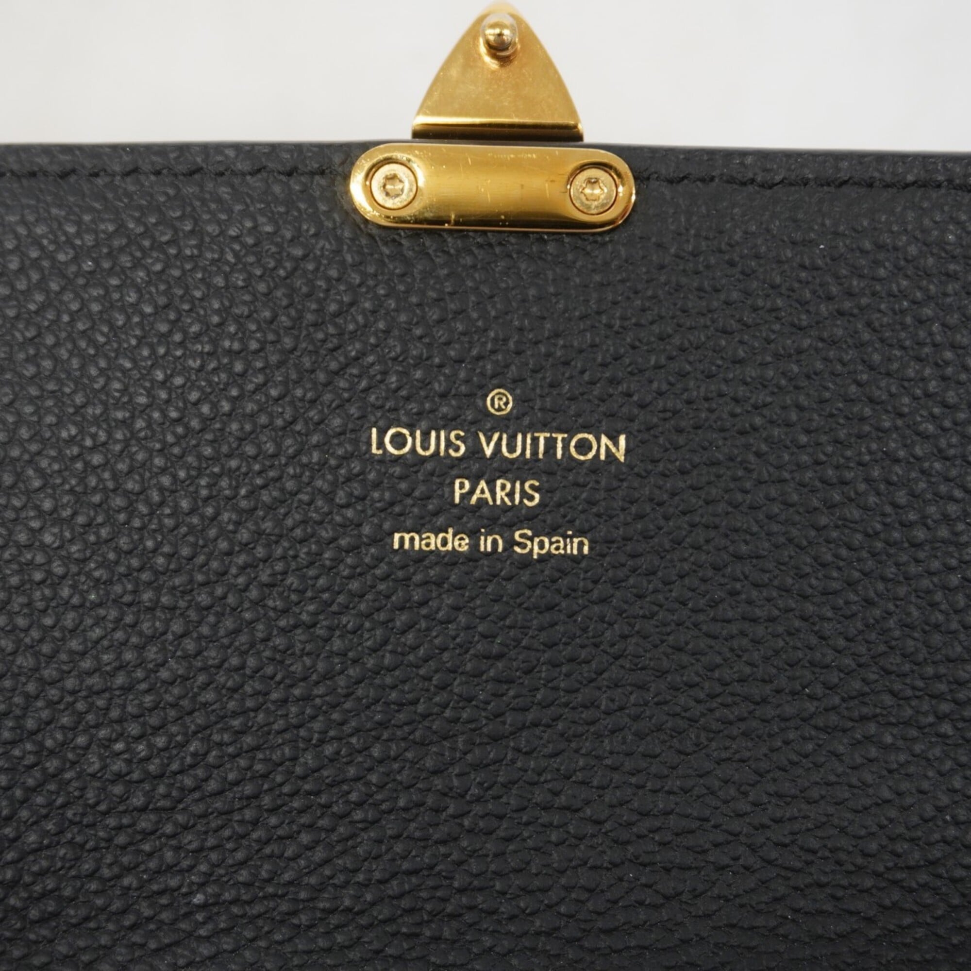 Louis Vuitton Noir Long Wallet (Bi-Fold) (Pre-Owned)
