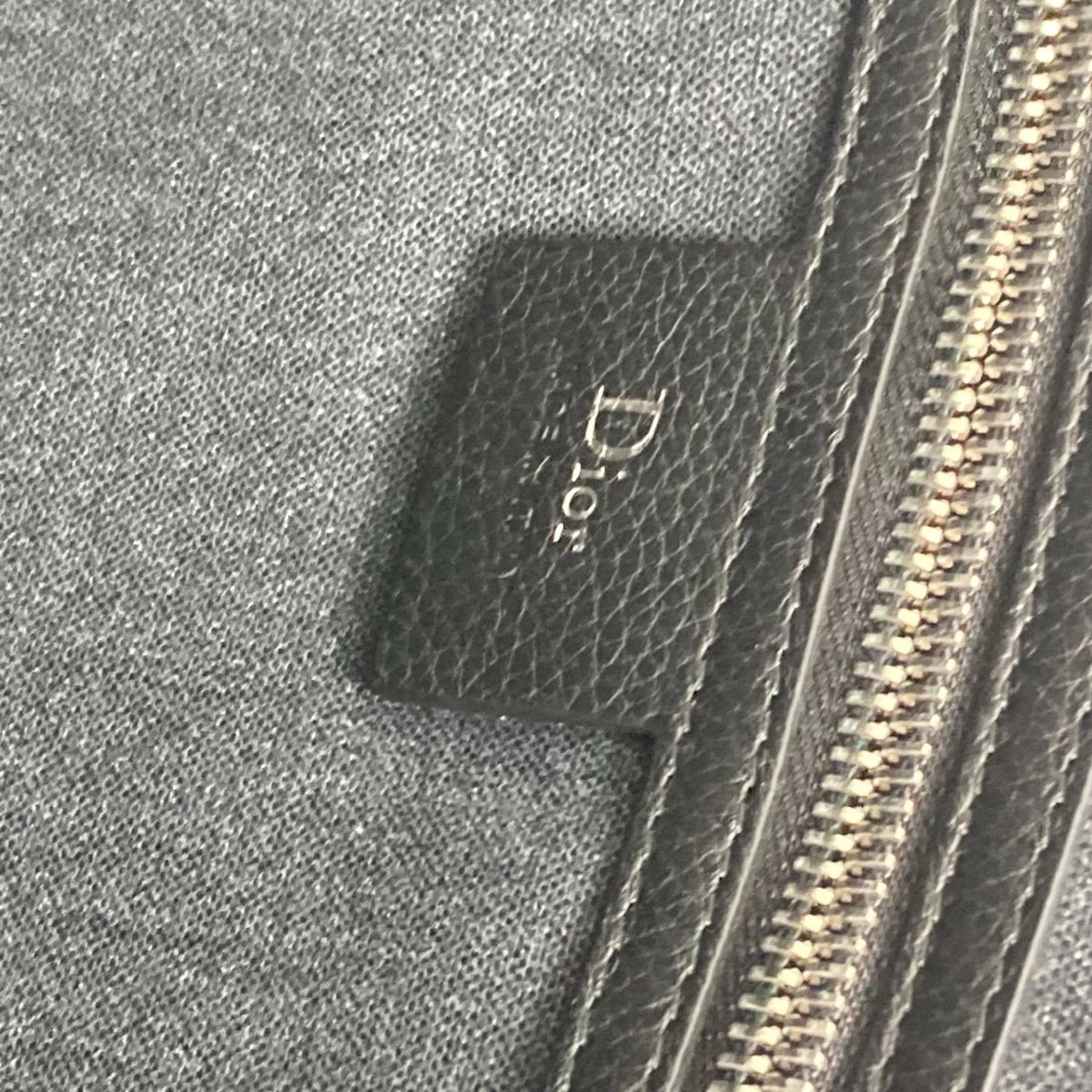 Dior Homme Black Leather Briefcase (Pre-Owned)