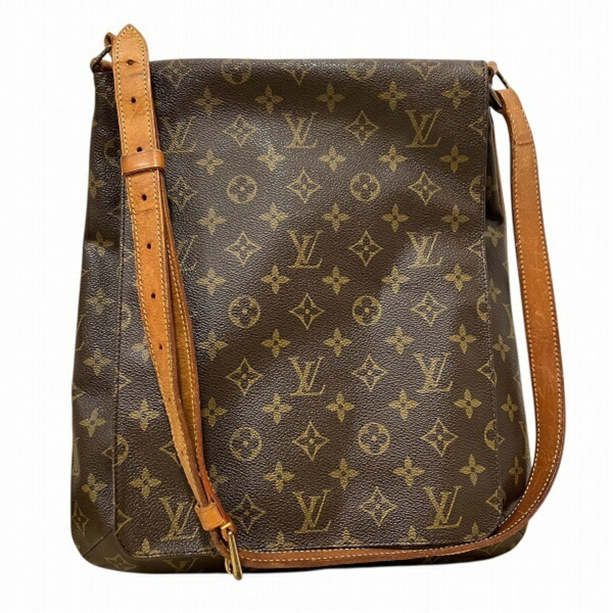 Louis Vuitton Brown Monogram Handbag Shoulder Bag (Pre-Owned)