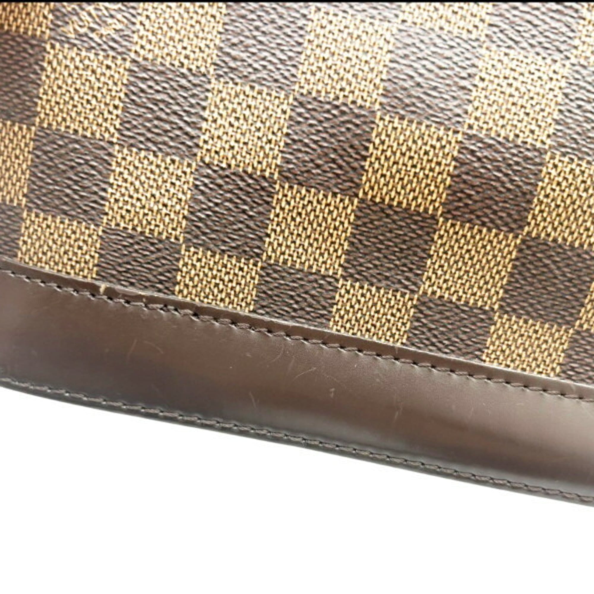 Louis Vuitton Damier Brown Damier Canvas Handbag Shoulder Bag (Pre-Owned)