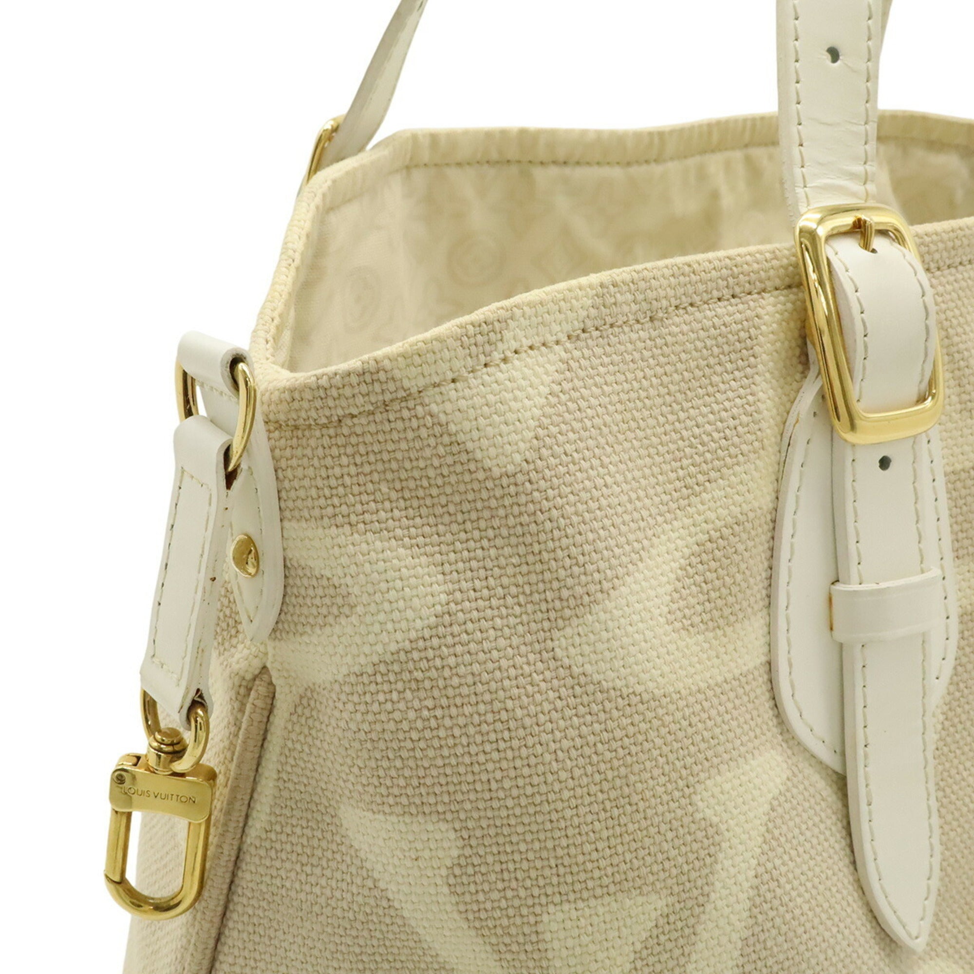 Louis Vuitton Sable Canvas Leather Shoulder Bag Tote Bag (Pre-Owned)