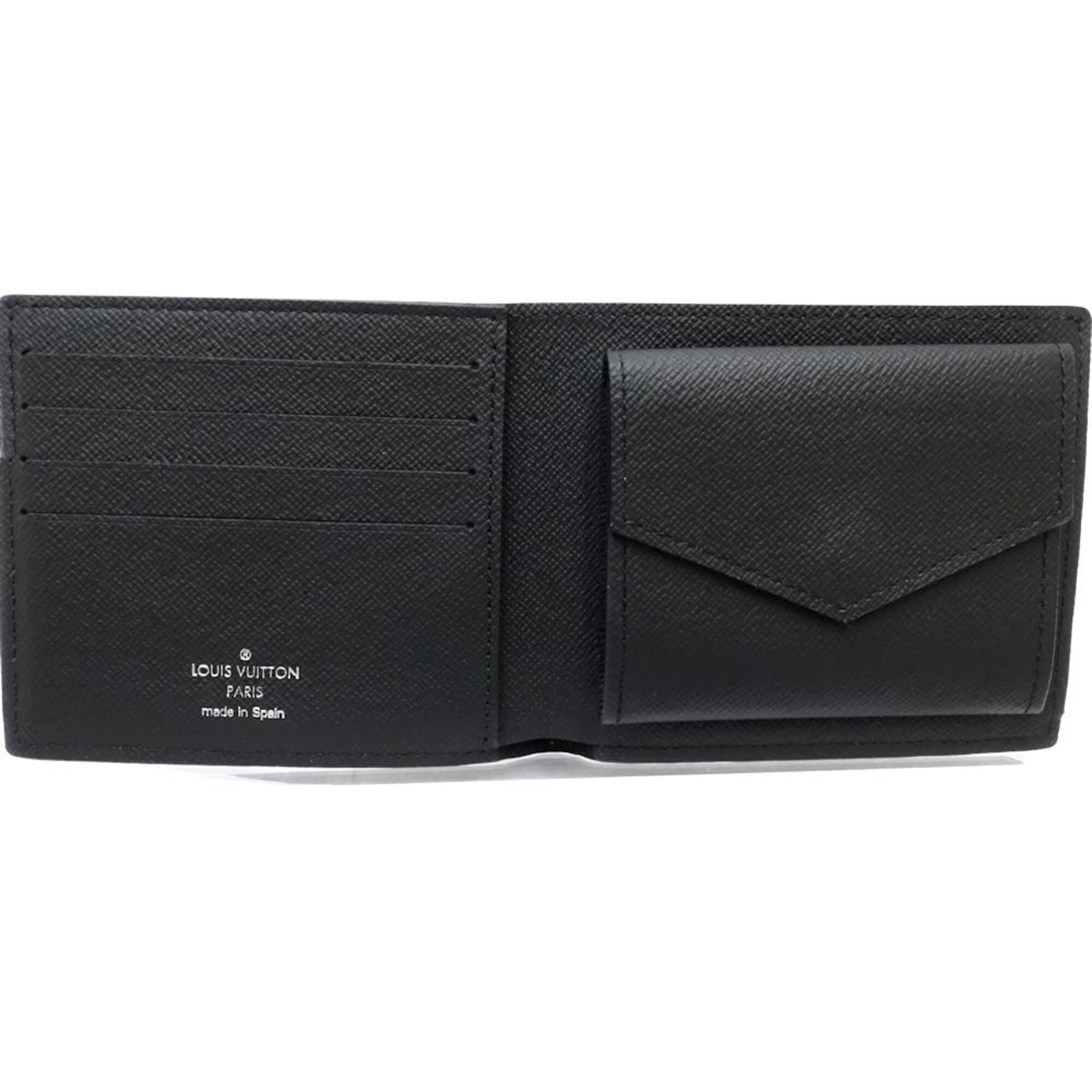 Louis Vuitton Black Monogram Eclipse Monogram Eclipse Wallet (Bi-Fold) (Pre-Owned)