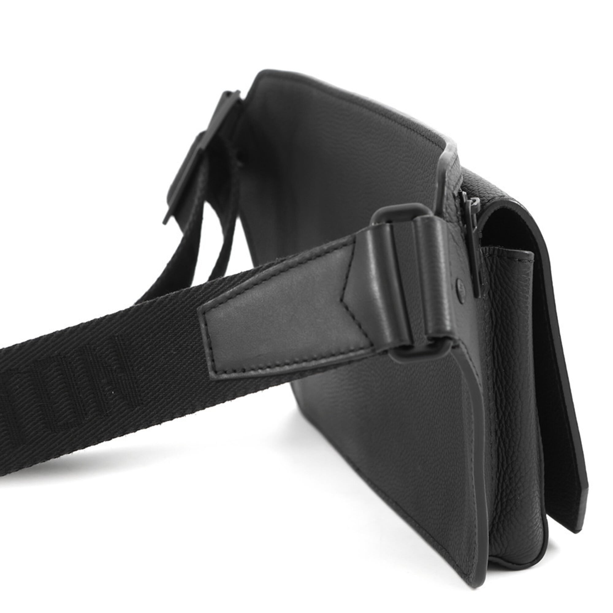 Louis Vuitton Black Noir Leather Handbag Sling Bag (Pre-Owned)
