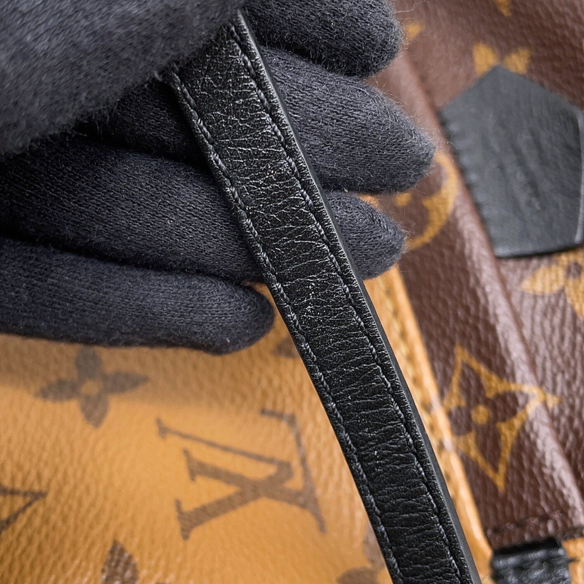 Louis Vuitton Monogram Reverse Brown Noir Monogram Reverse Monogram Backpack (Pre-Owned)