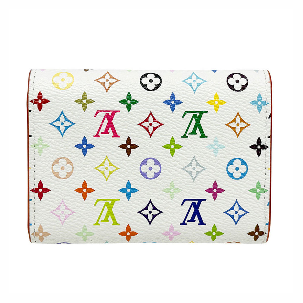 Louis Vuitton Multi-Color White Monogram Multicolore Coin Purse/Coin Case (Pre-Owned)