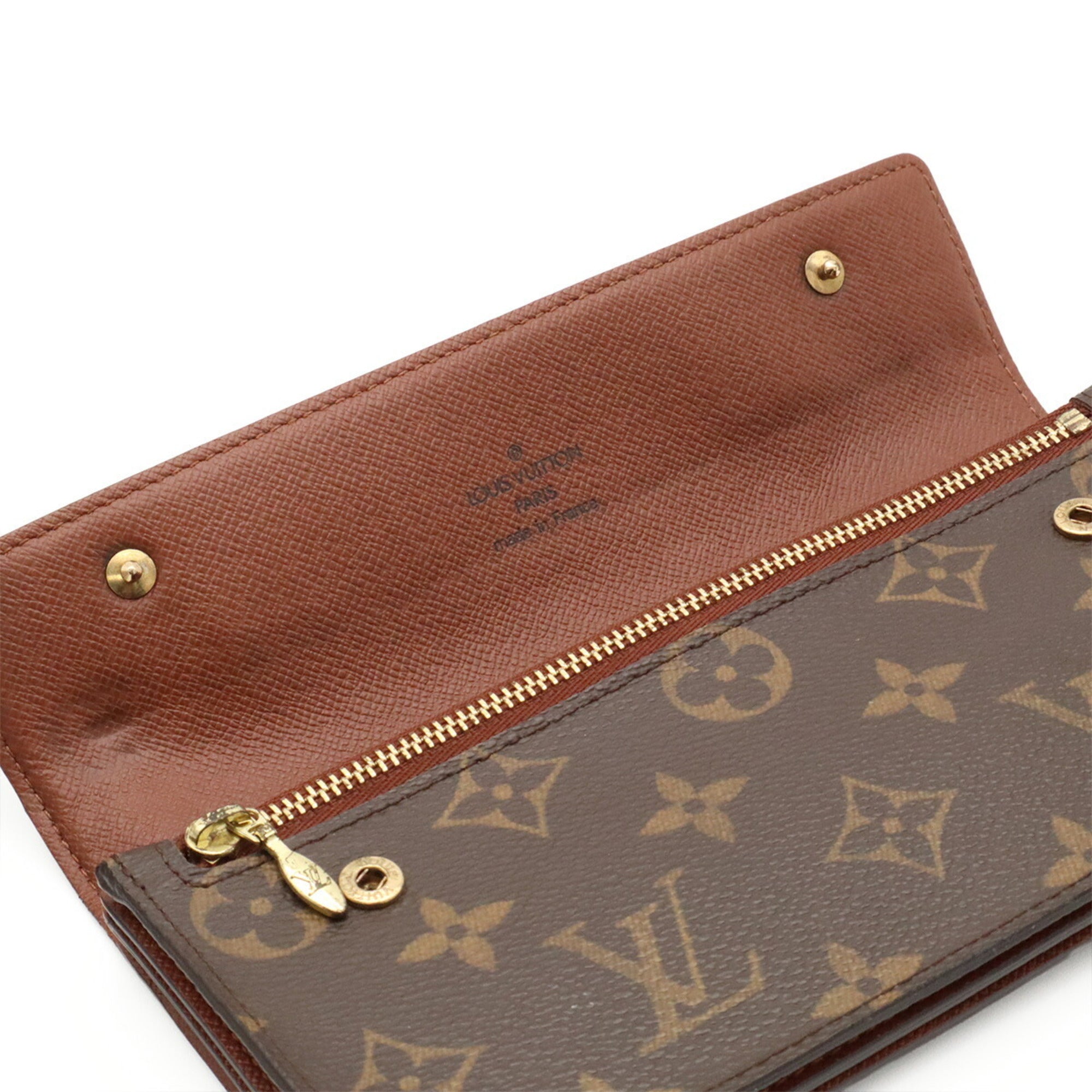 Louis Vuitton Monogram Brown Monogram Monogram Long Wallet (Bi-Fold) (Pre-Owned)