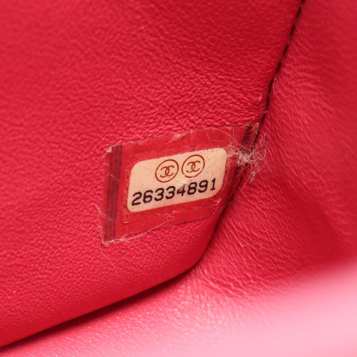 Chanel Pink Leather Handbag Shoulder Bag (Pre-Owned)