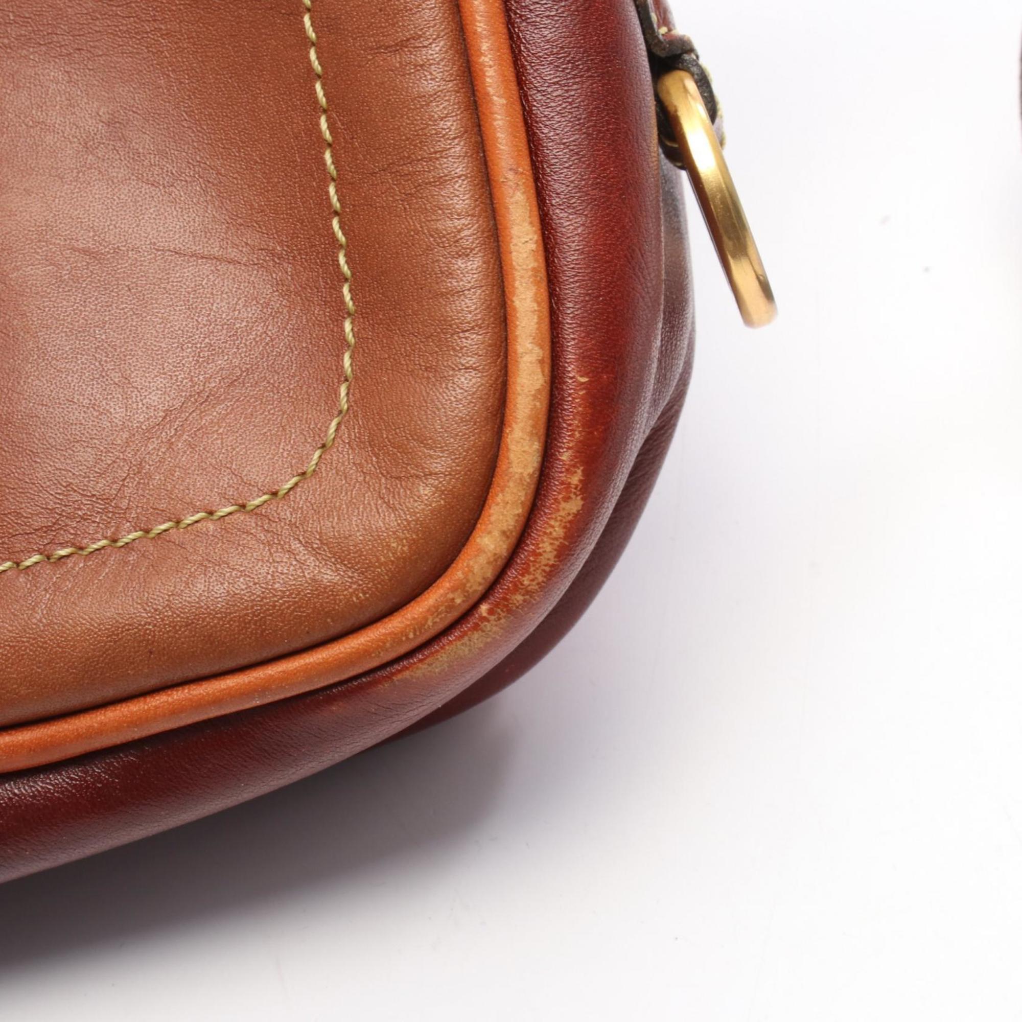 Loewe Brown Khaki Suede Leather Shoulder Bag (Pre-Owned)