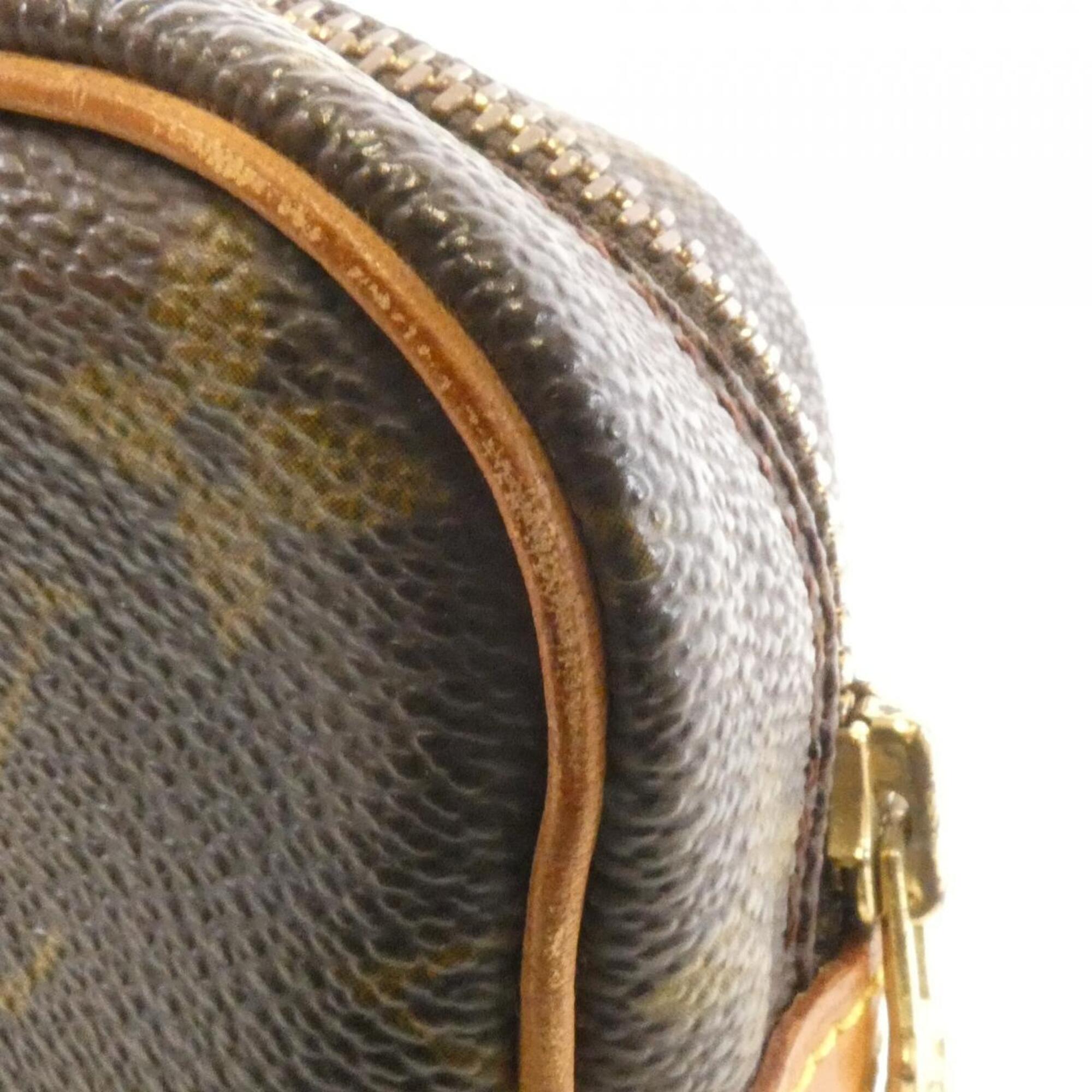 Louis Vuitton Monogram Marron Coated Canvas Handbag (Pre-Owned)