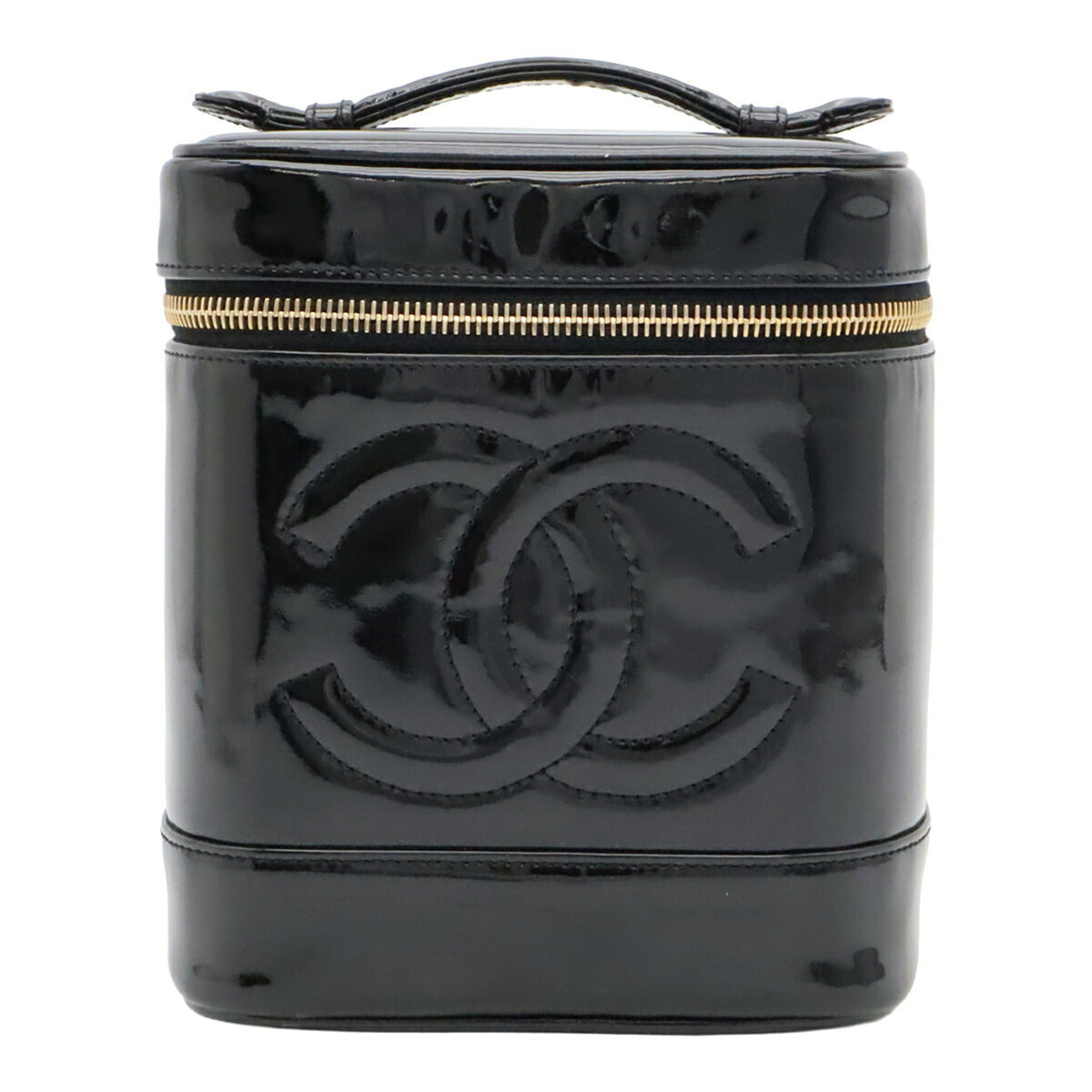Chanel Black Handbag Pouch Vanity Bag (Pre-Owned)