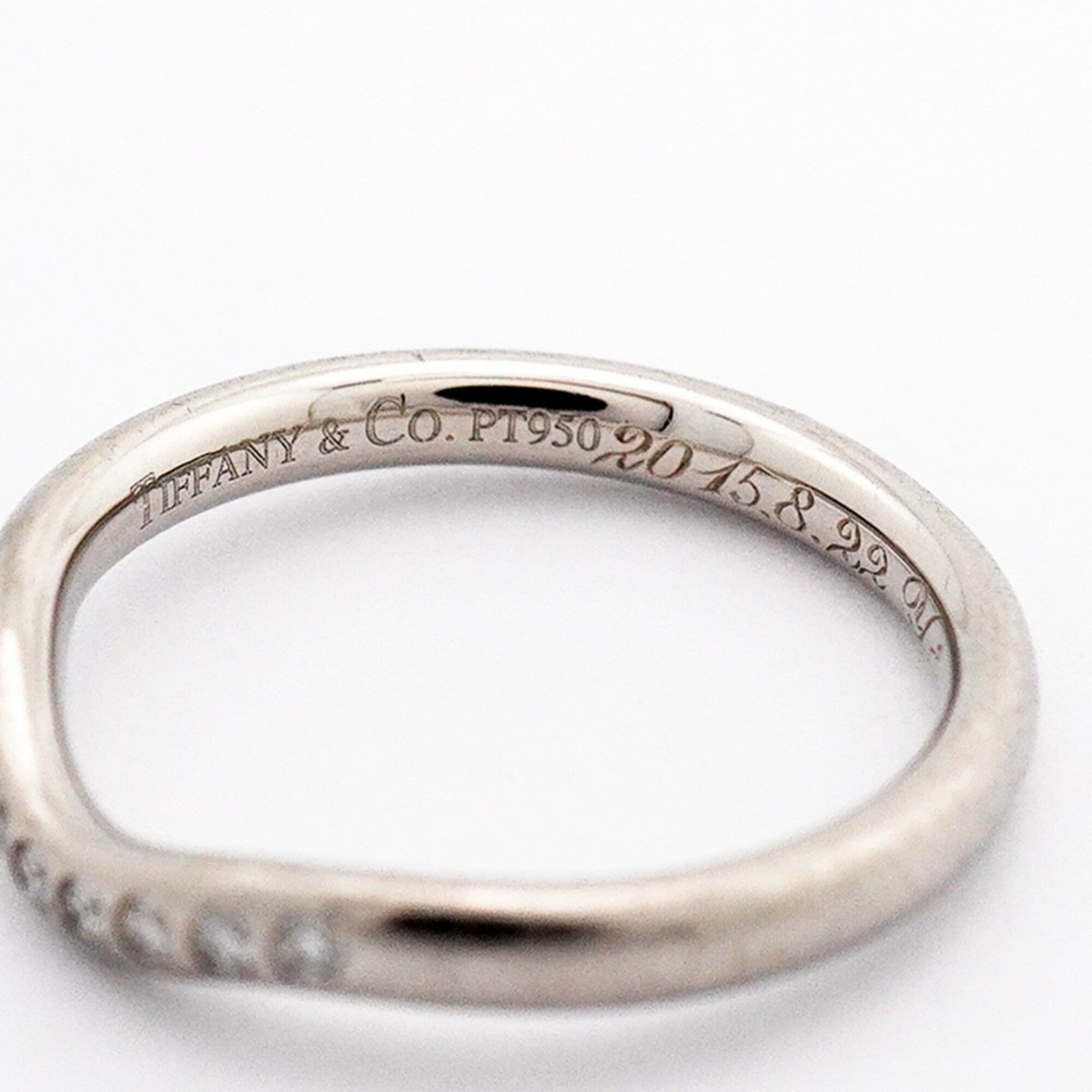 Tiffany Platinum 950 Band Ring (Pre-Owned)