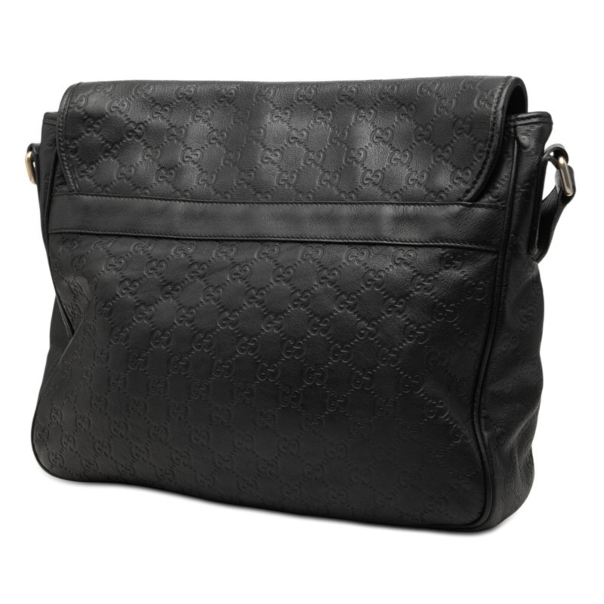 Gucci Black Leather Shoulder Bag (Pre-Owned)
