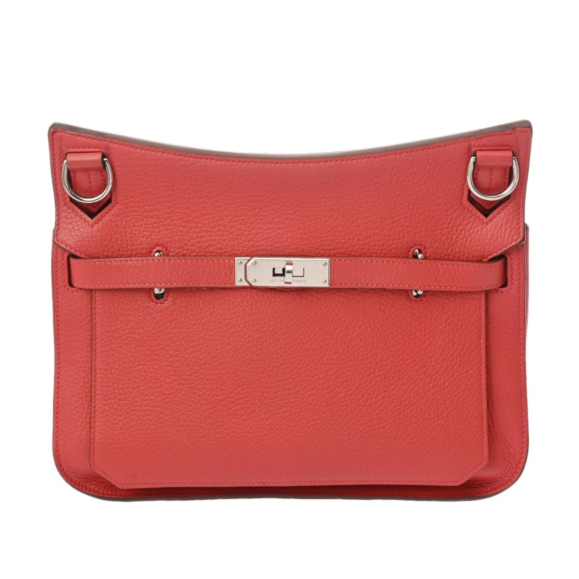Hermes Bougainvillier Taurillon Clemence Leather Shoulder Bag (Pre-Owned)