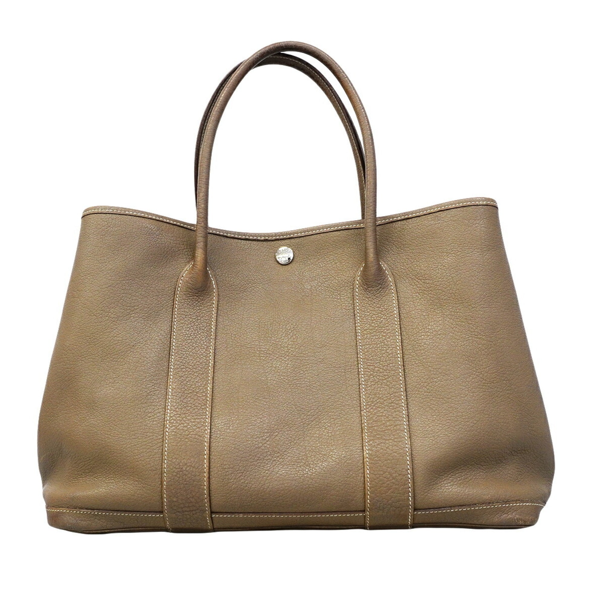 Hermes Etoupe Gray Negonda Leather Tote Bag (Pre-Owned)