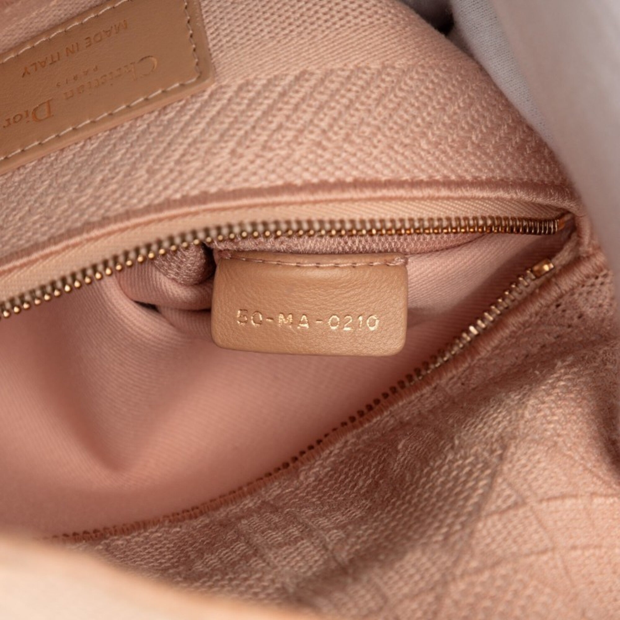 Christian Dior Pink Canvas Handbag Shoulder Bag (Pre-Owned)