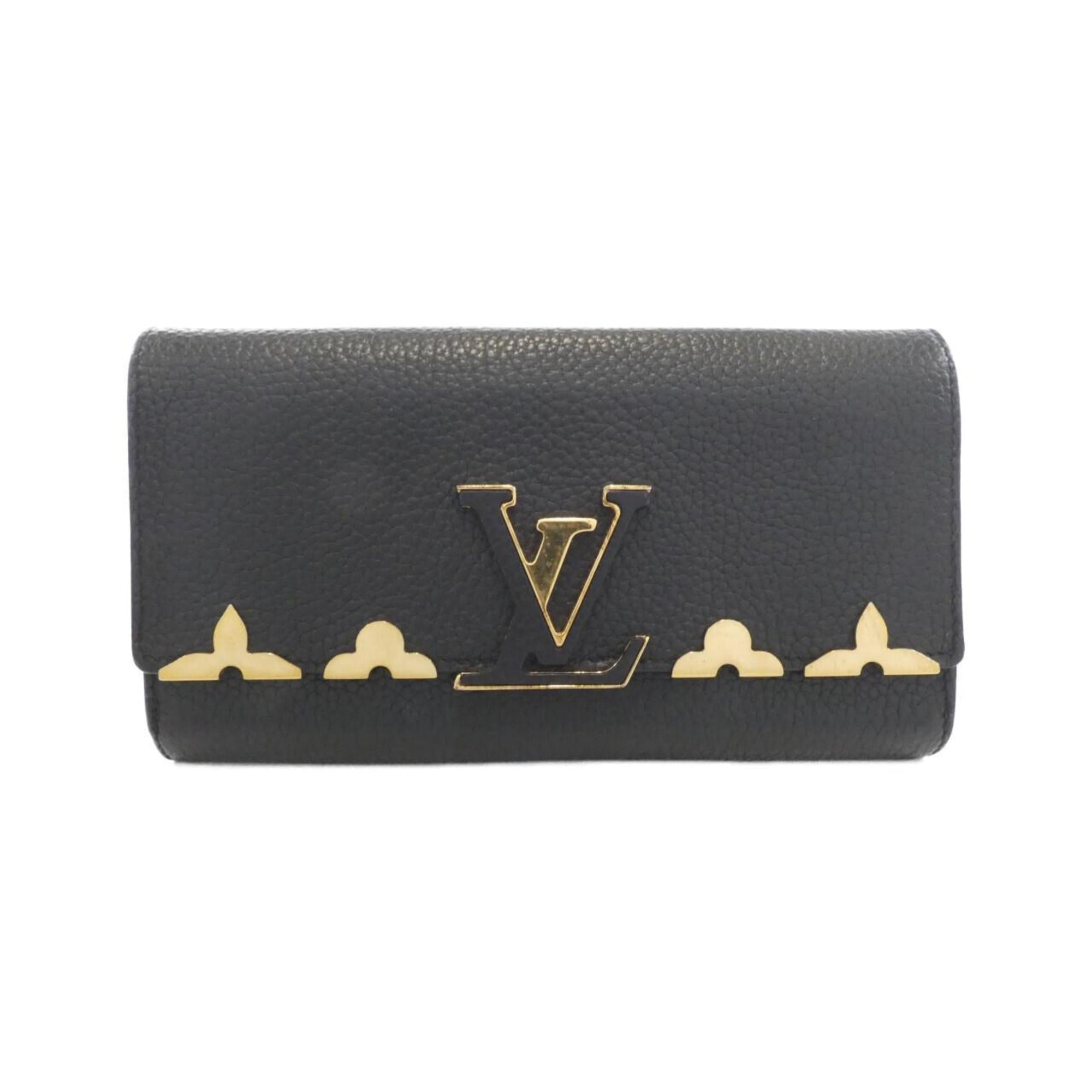 Louis Vuitton Black Long Wallet (Bi-Fold) (Pre-Owned)