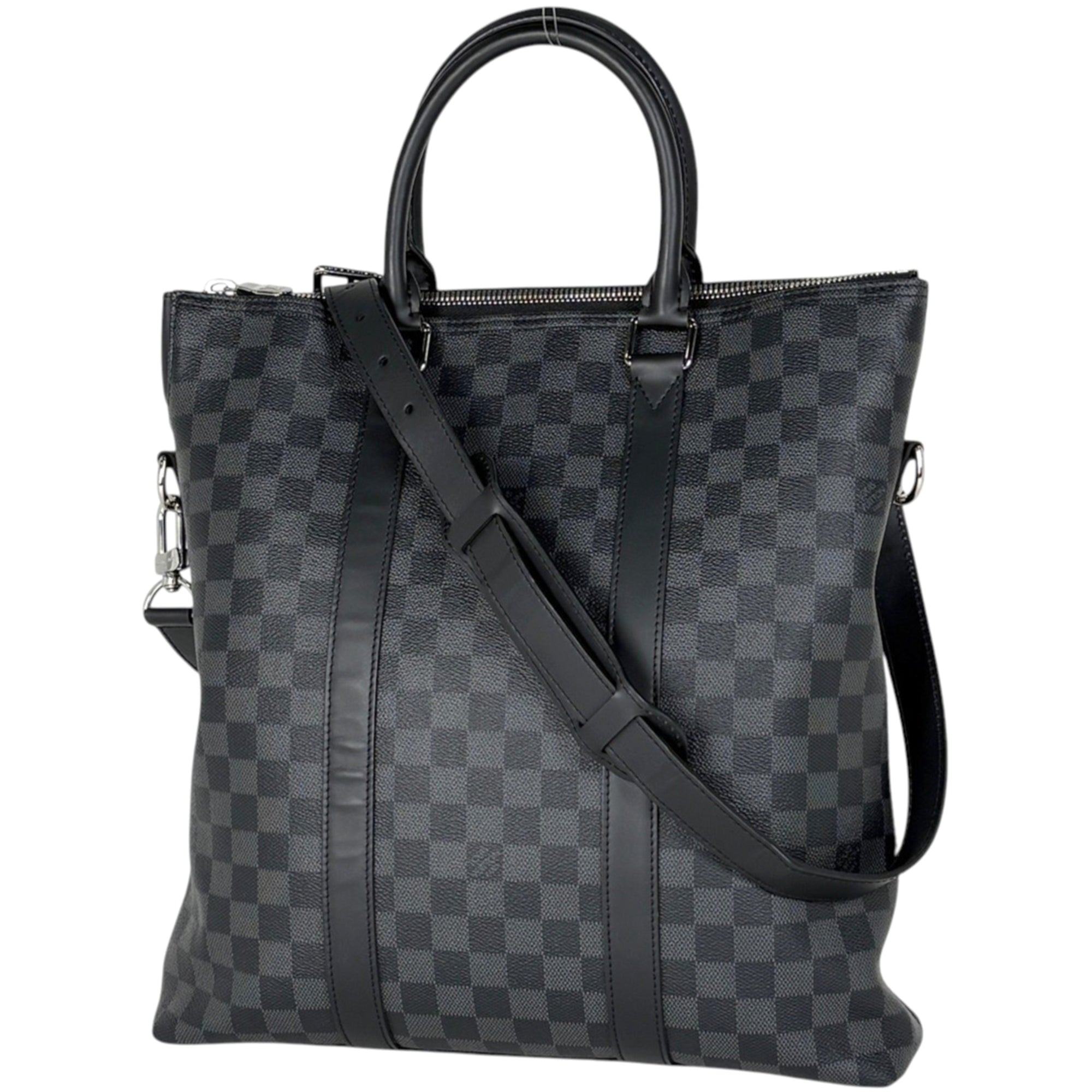 Louis Vuitton Black Noir Damier Graphite Tote Bag (Pre-Owned)
