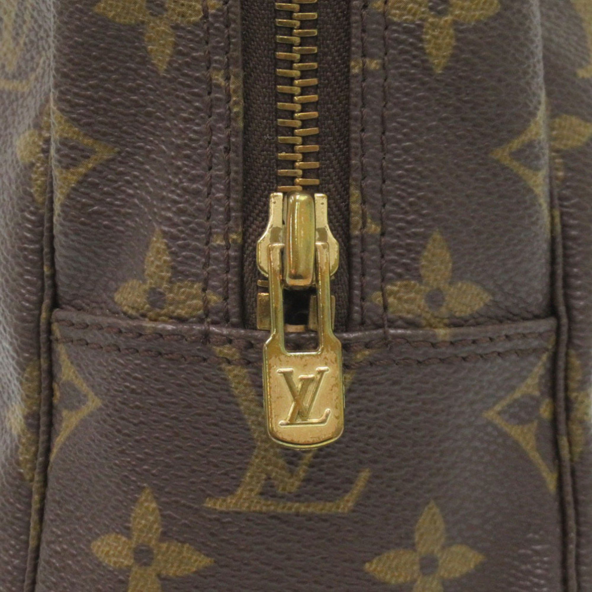 Louis Vuitton Brown Monogram Monogram Clutch Bag Pouch (Pre-Owned)