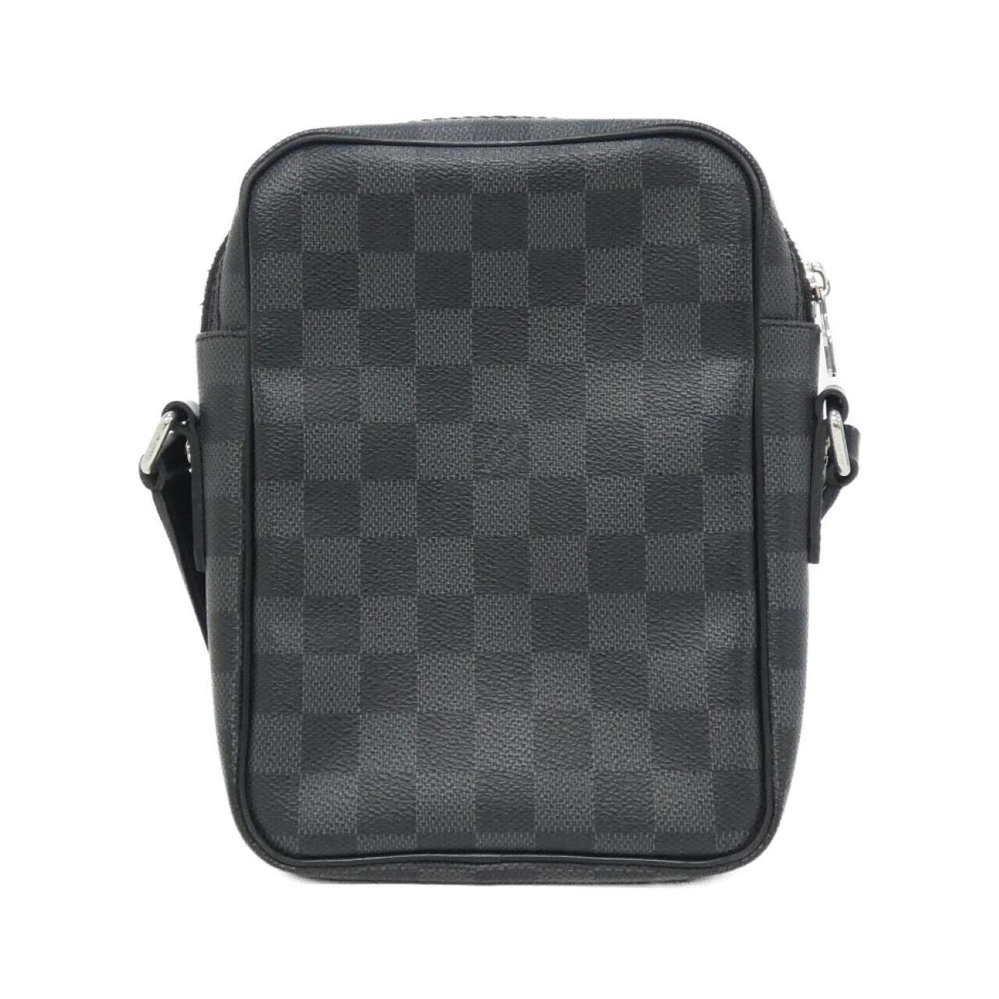 Louis Vuitton Graphite Coated Canvas Shoulder Bag (Pre-Owned)