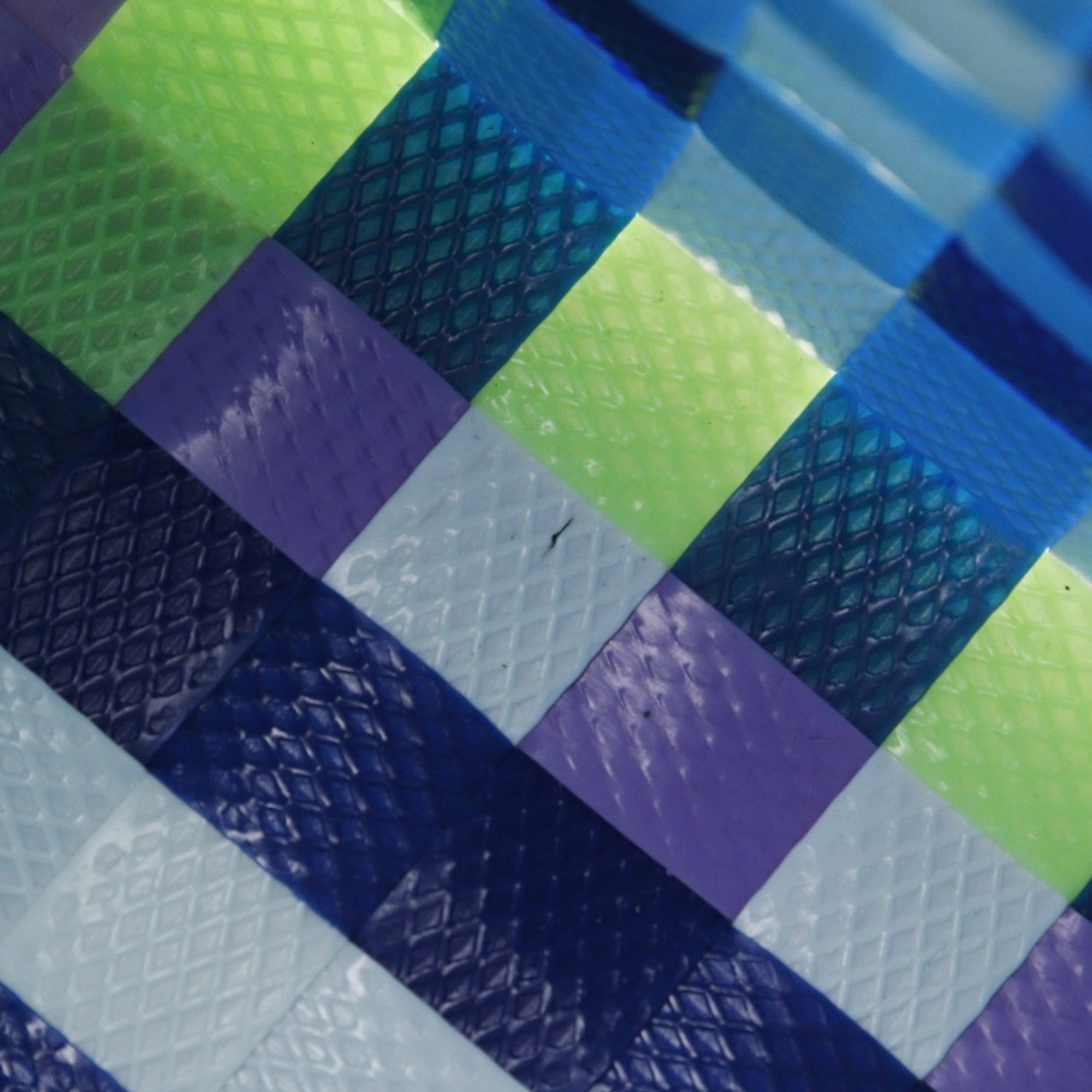 Marni Blue Multi-Color Polypropylene Basket Handbag (Pre-Owned)