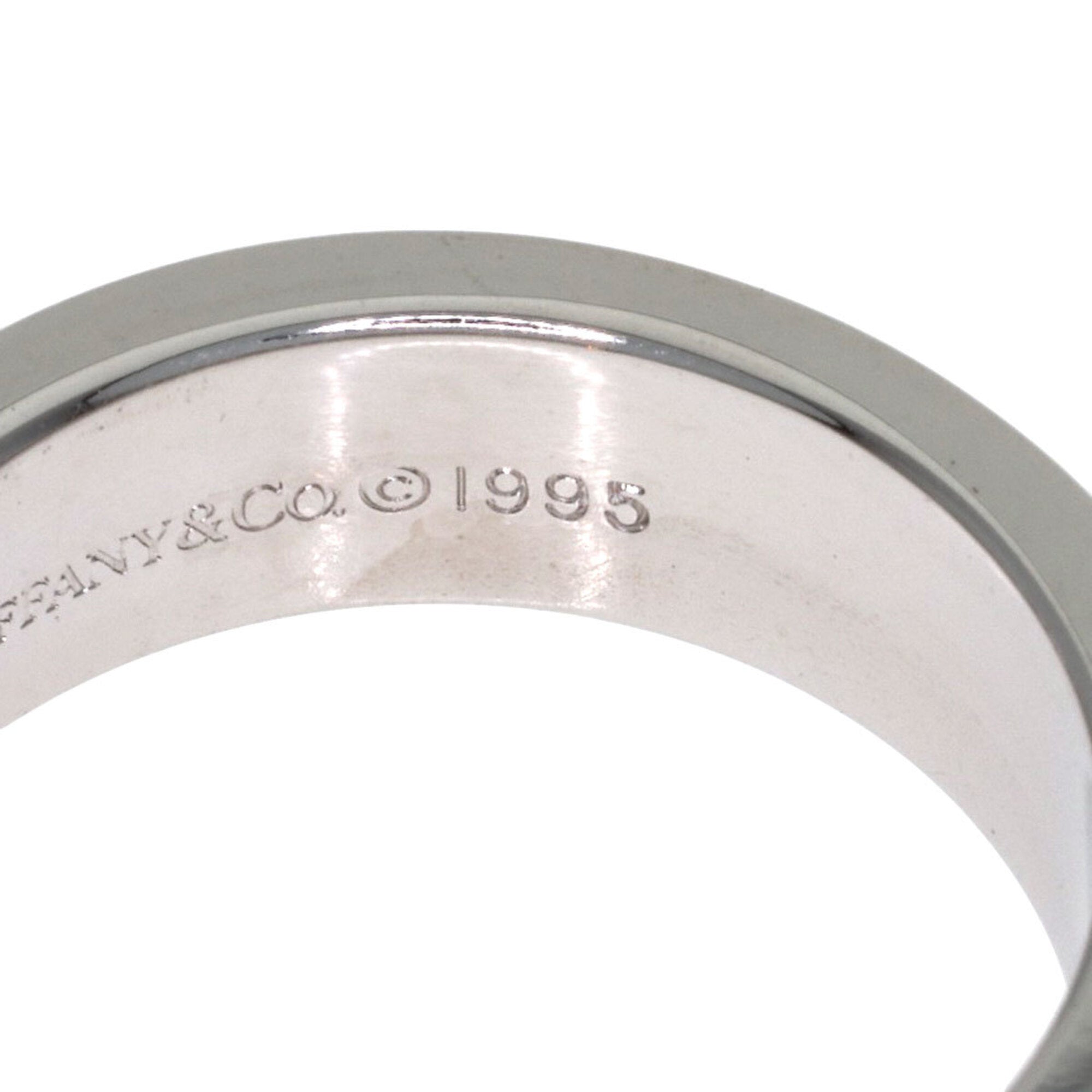 Tiffany Atlas White Gold (18K) Band Ring (Pre-Owned)
