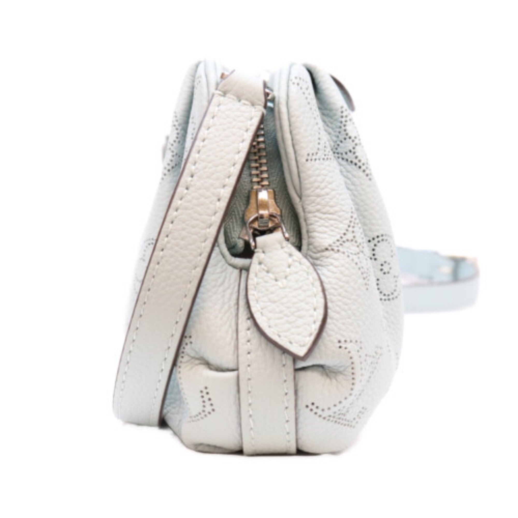 Louis Vuitton Green Mahina Leather Shoulder Bag (Pre-Owned)